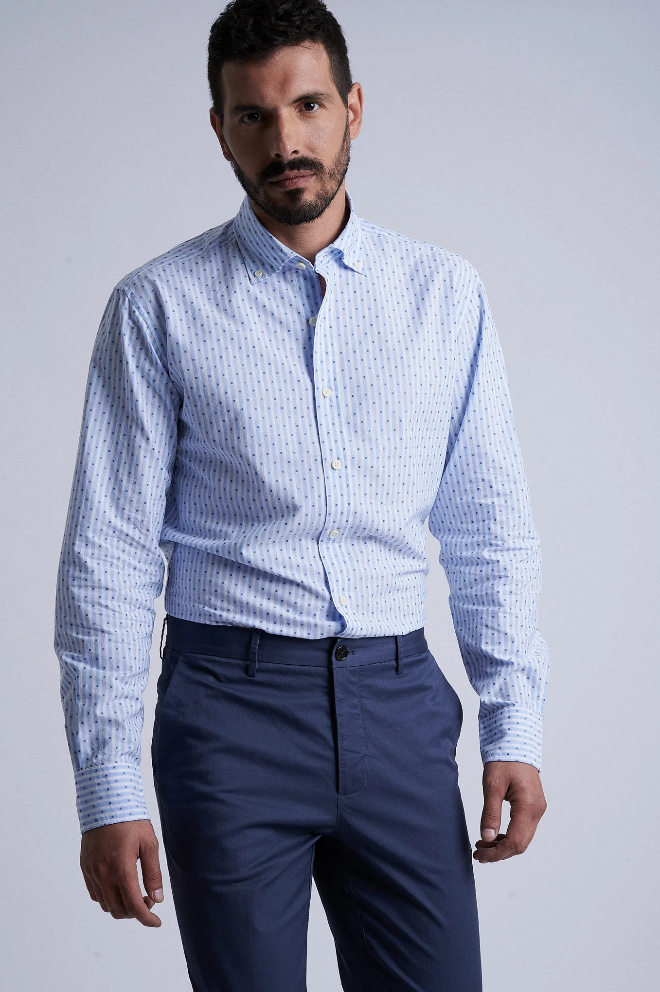 Slim fit chino in Cotton Elastane - Image 45