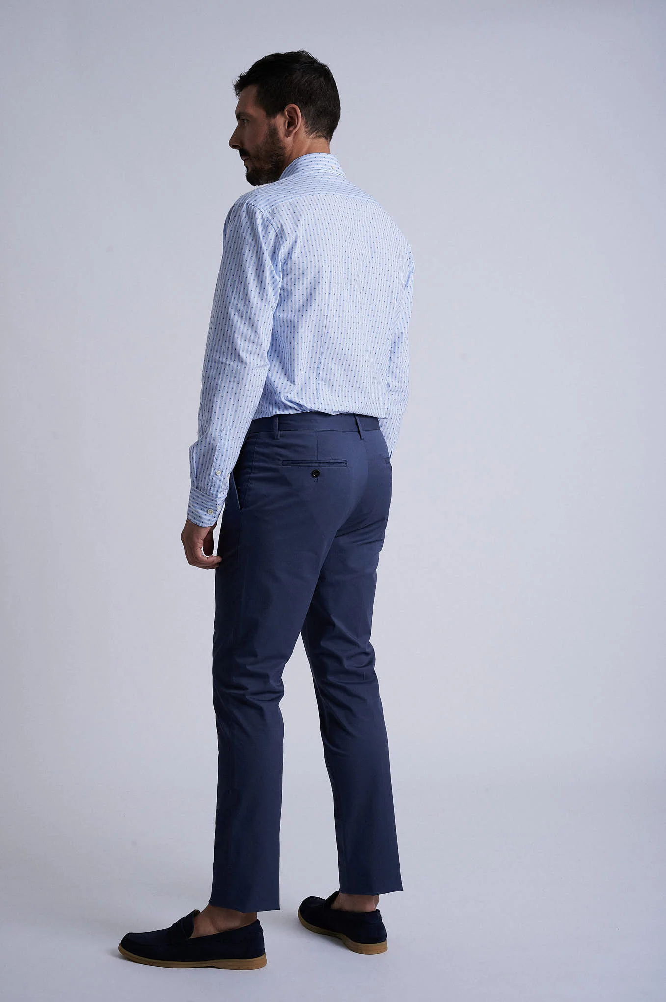 Slim fit chino in Cotton Elastane - Image 46