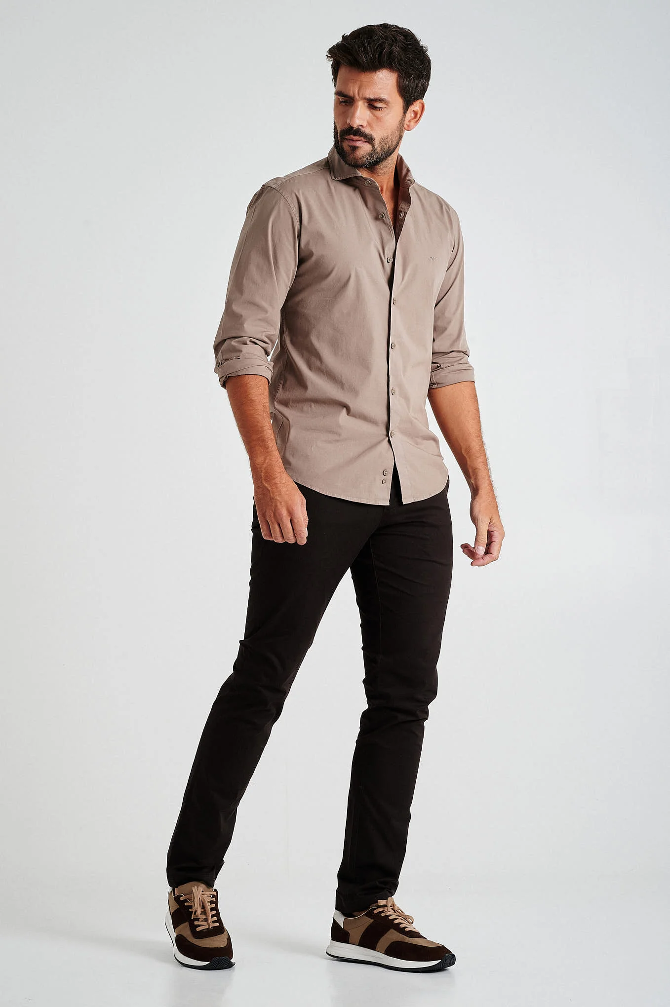 Slim fit comfort stretch basic chino - Image 10