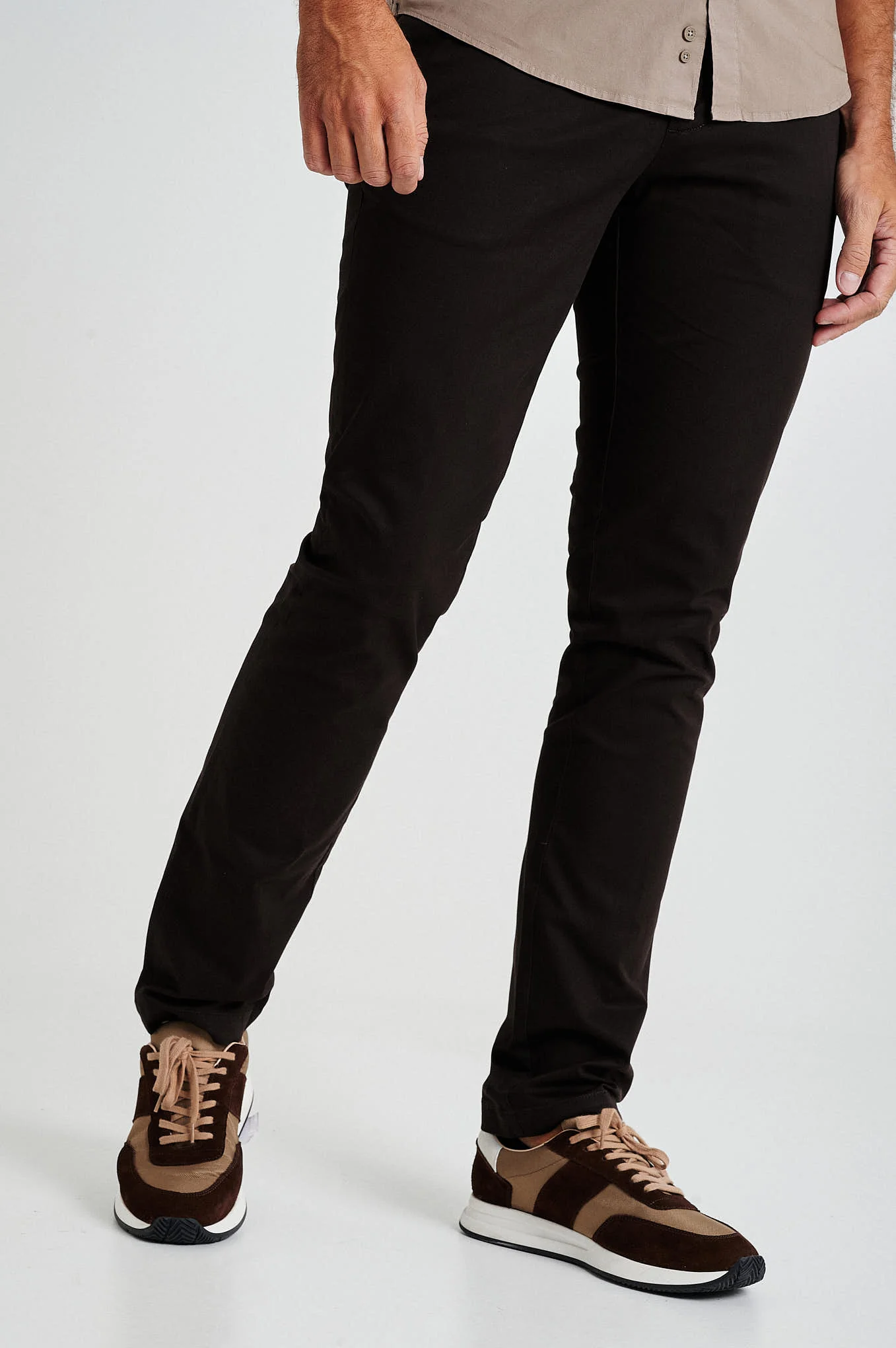 Slim fit comfort stretch basic chino - Image 12