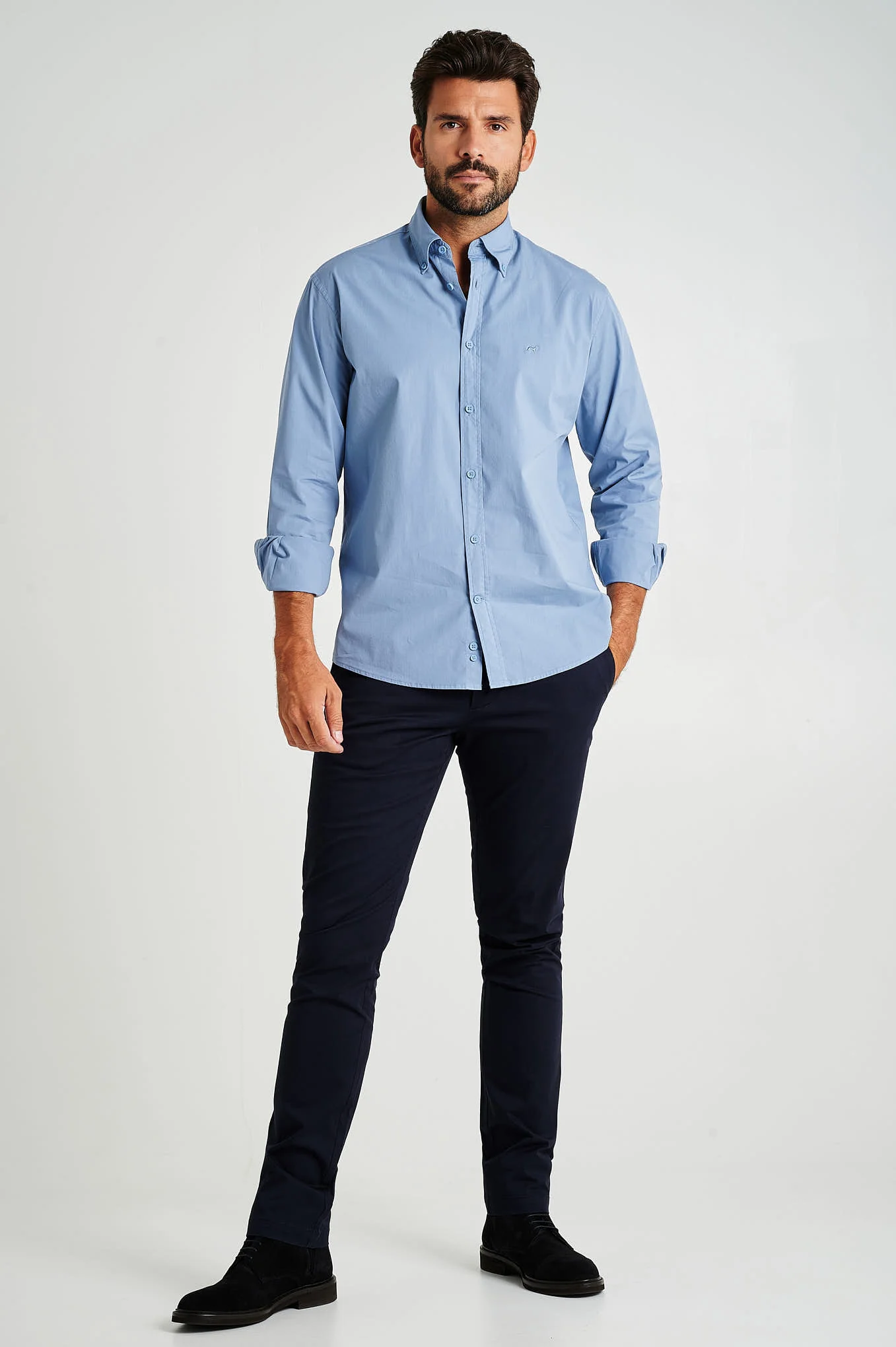 Slim fit comfort stretch basic chino - Image 17
