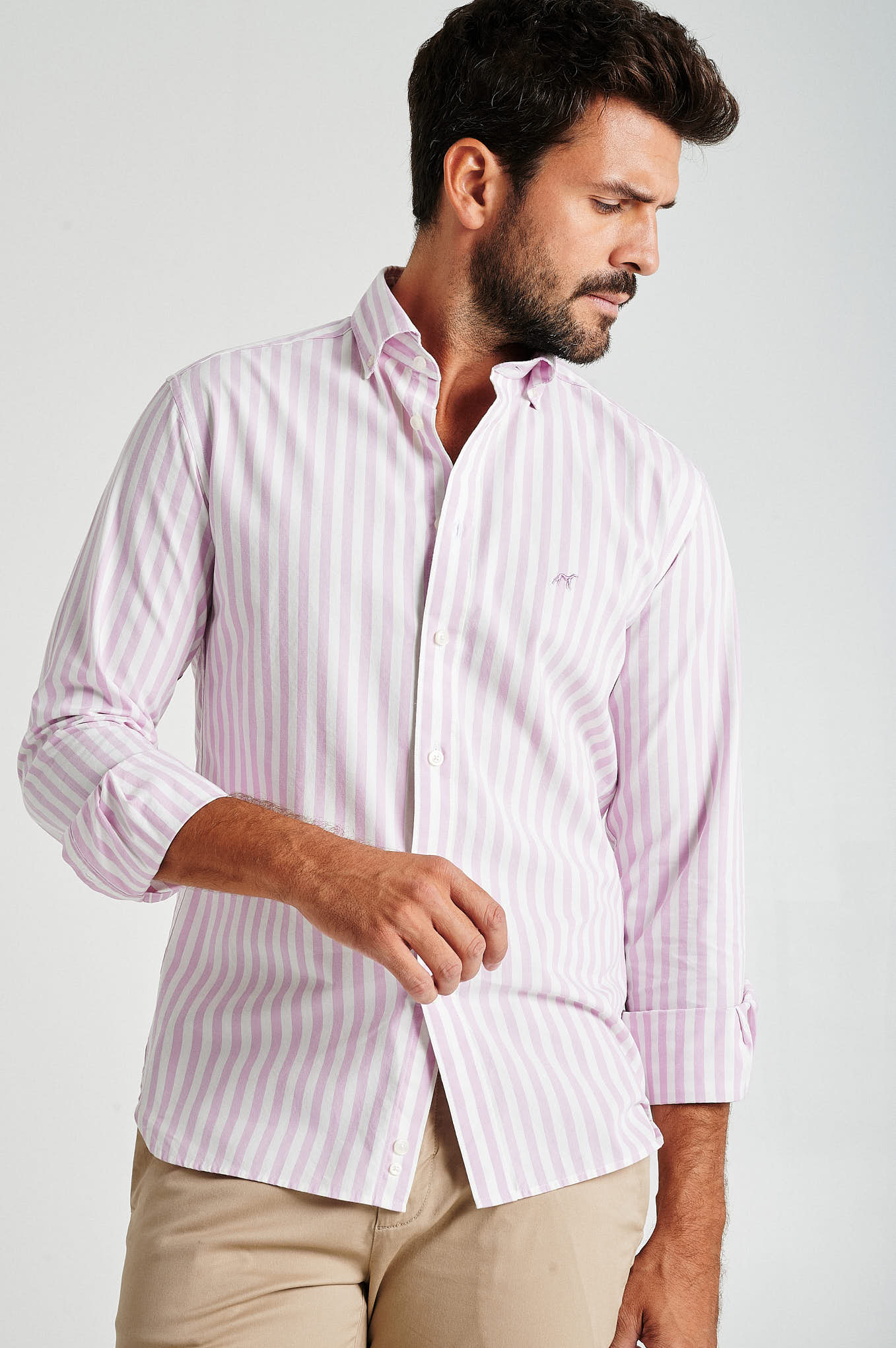Slim fit comfort stretch basic chino - Image 2