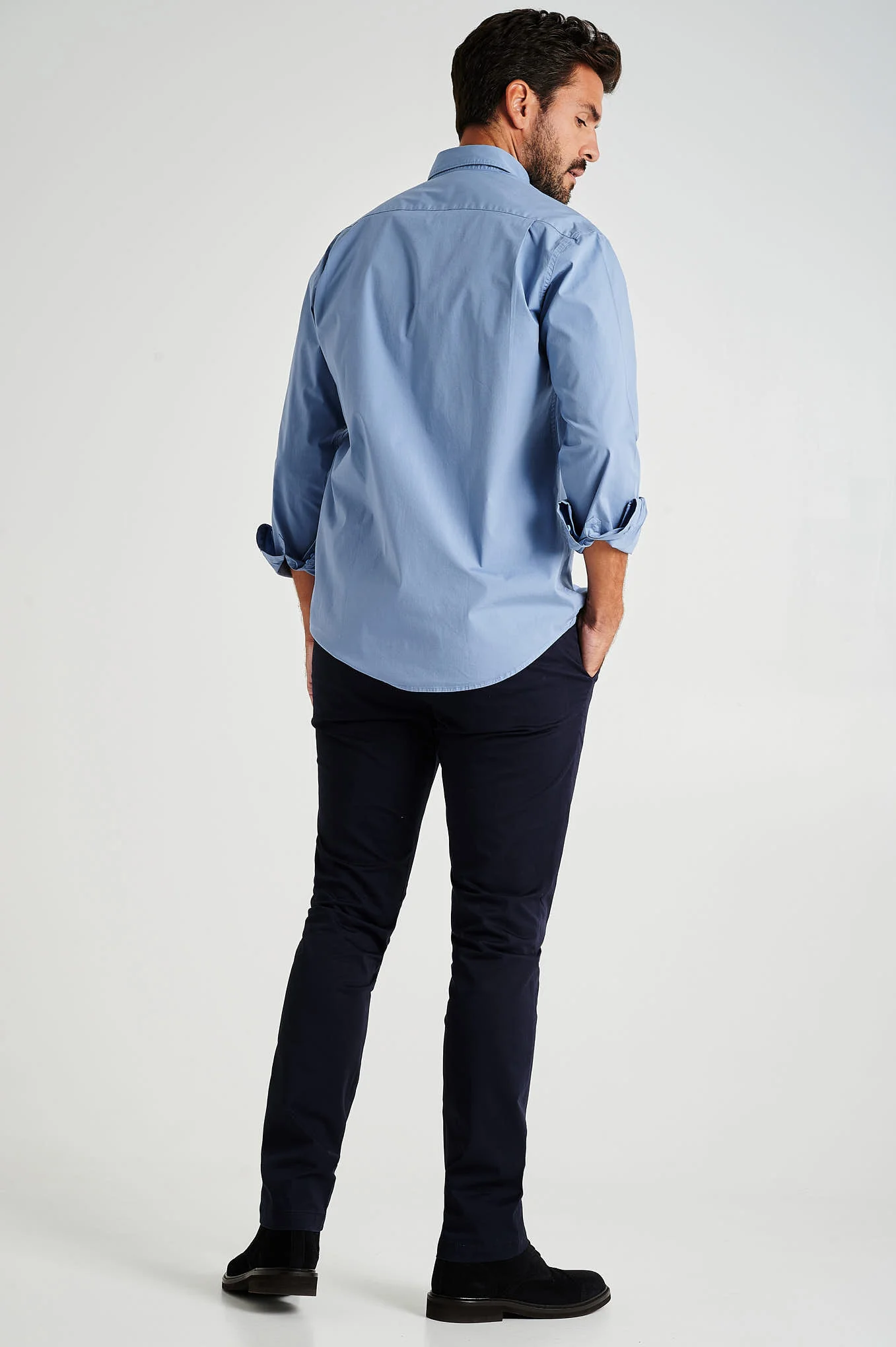 Slim fit comfort stretch basic chino - Image 20