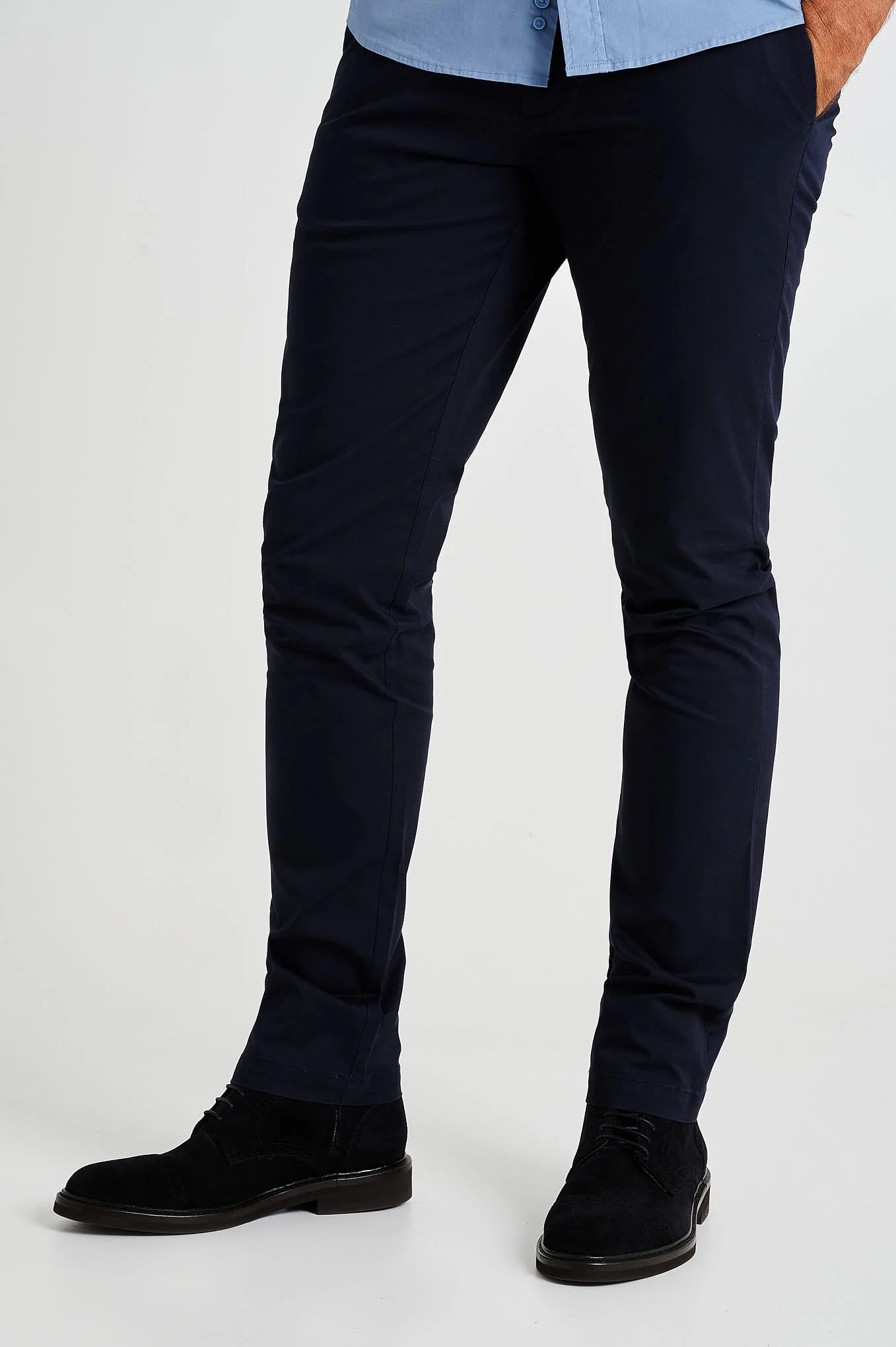 Slim fit comfort stretch basic chino - Image 24