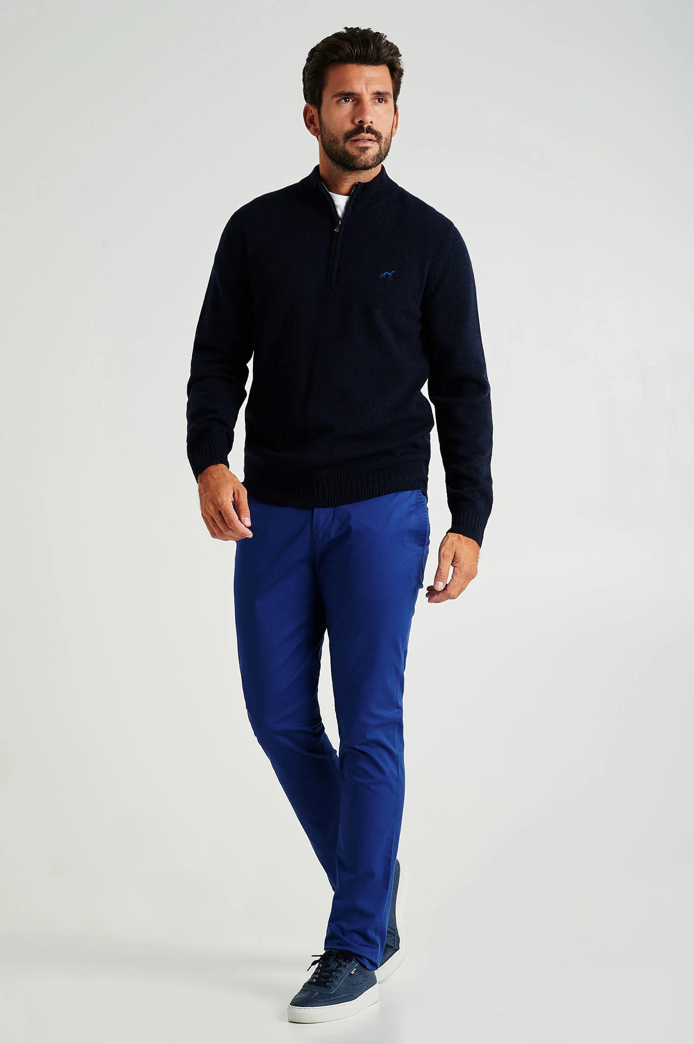 Slim fit comfort stretch basic chino