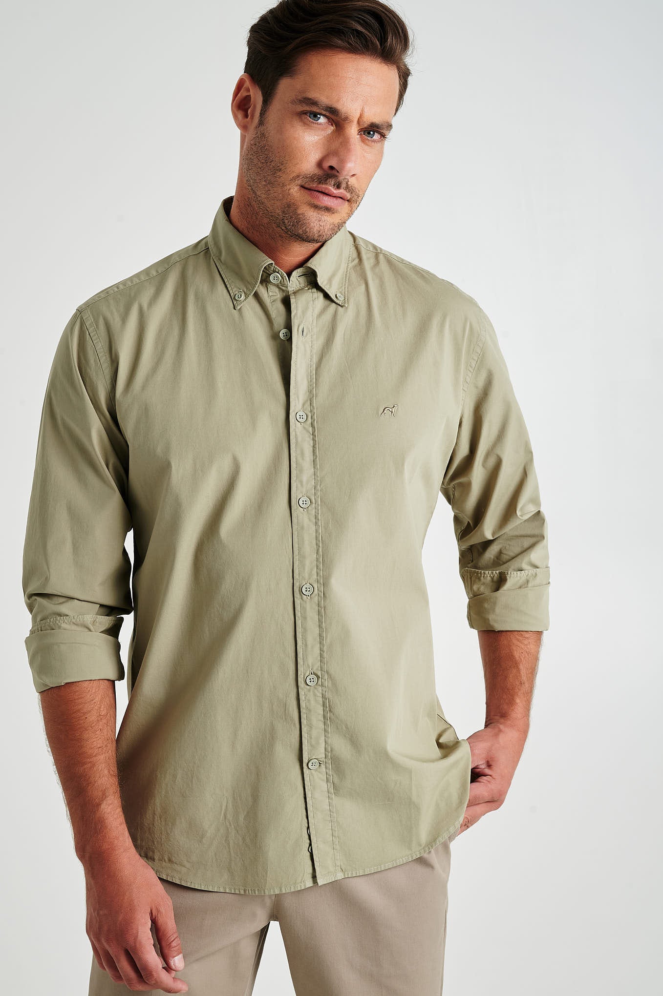 Slim fit comfort stretch basic chino - Image 11