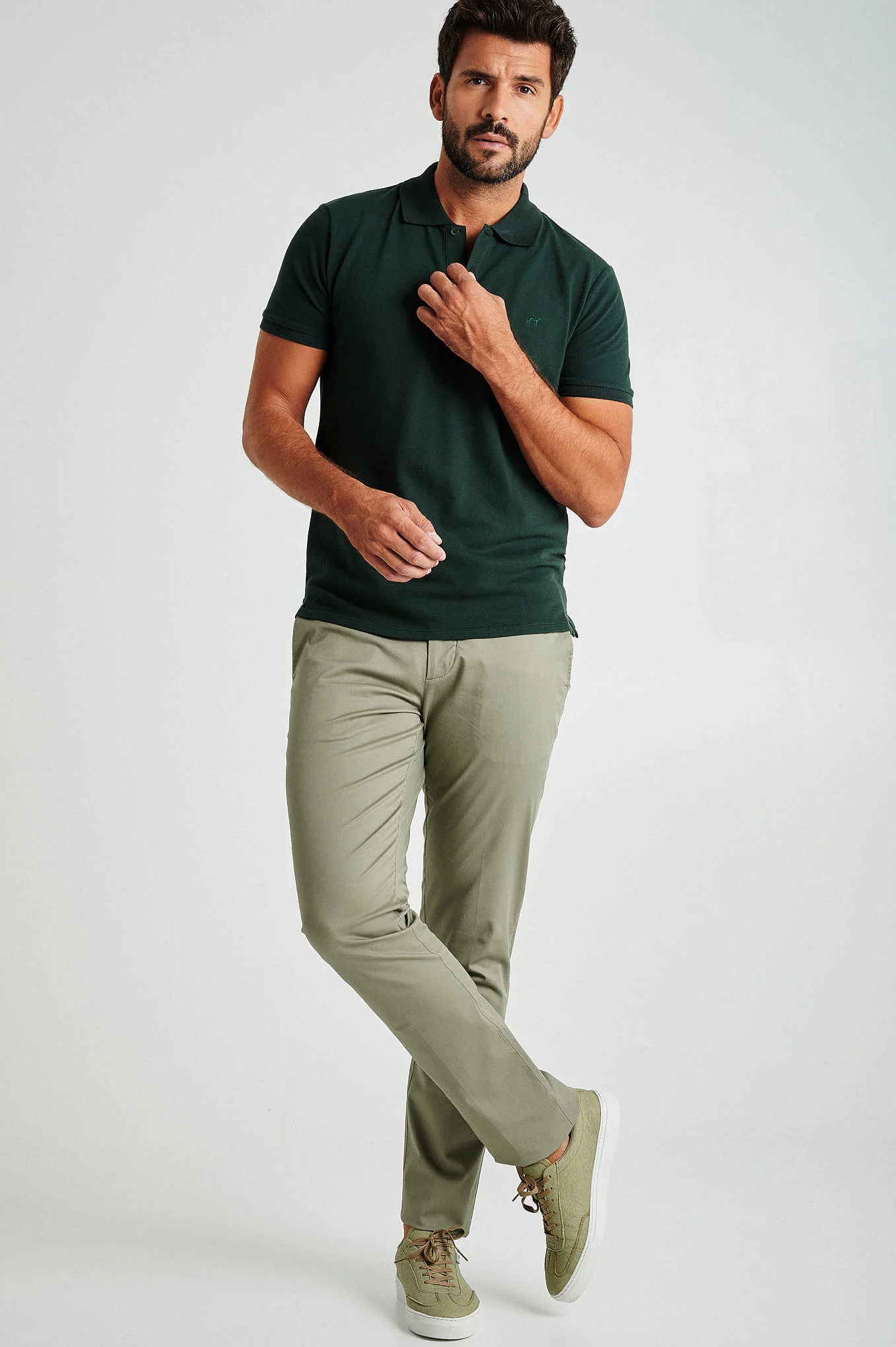 Slim fit comfort stretch basic chino - Image 33