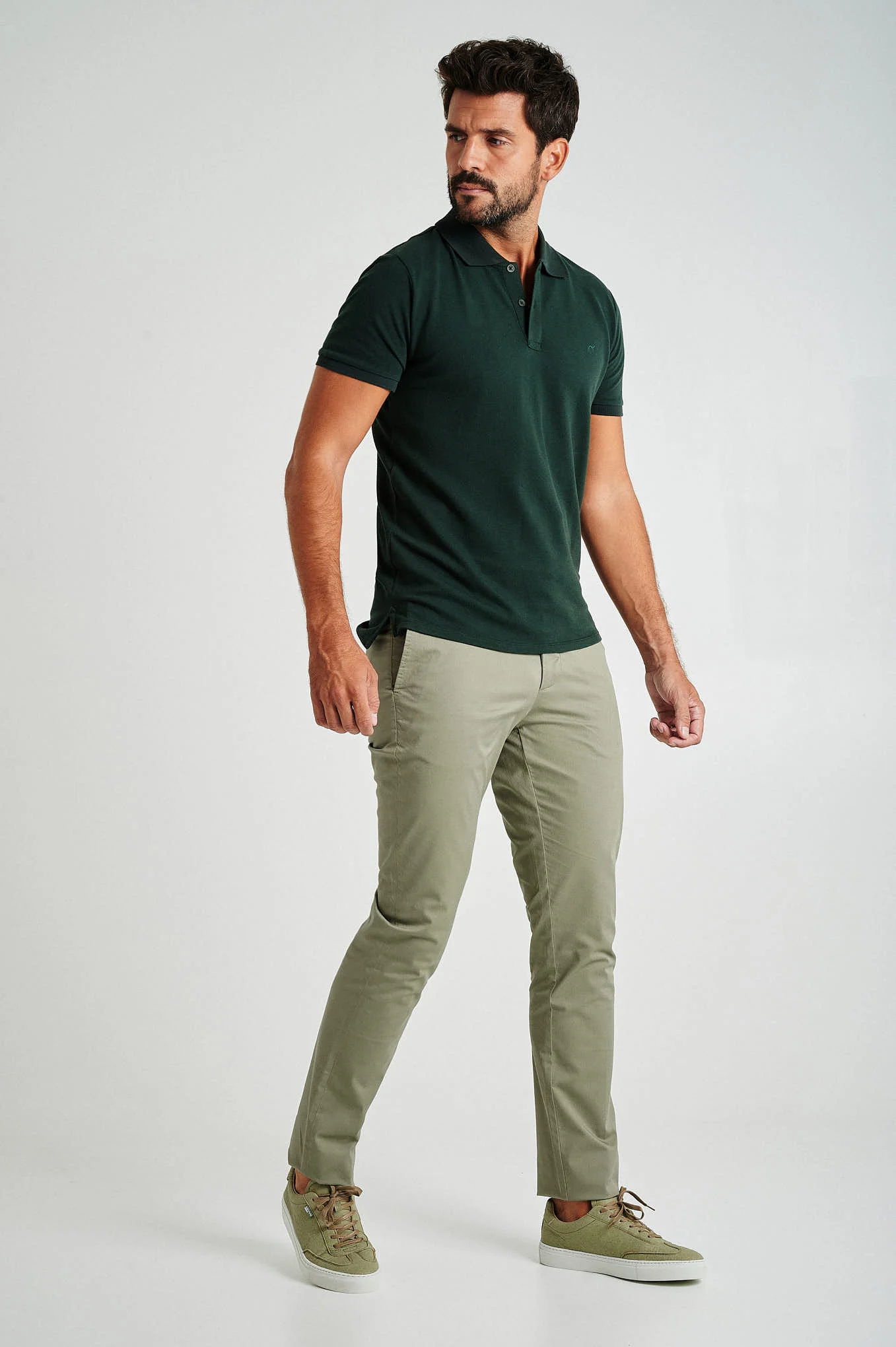 Slim fit comfort stretch basic chino - Image 34