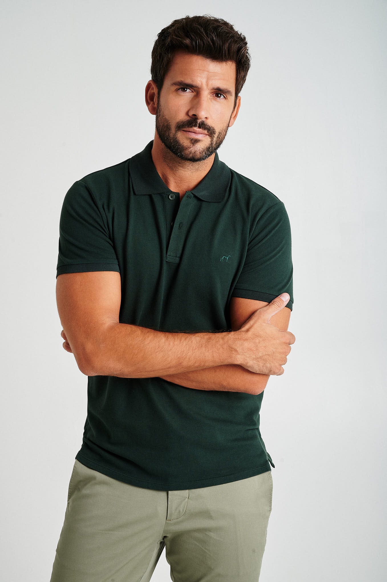 Slim fit comfort stretch basic chino - Image 36