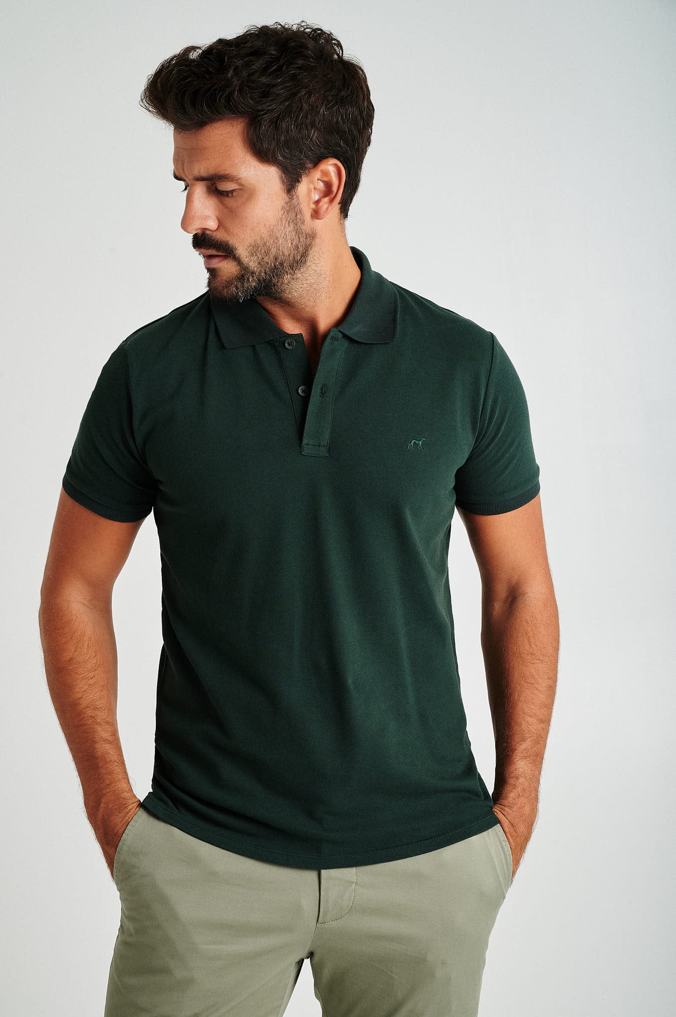 Slim fit comfort stretch basic chino - Image 37