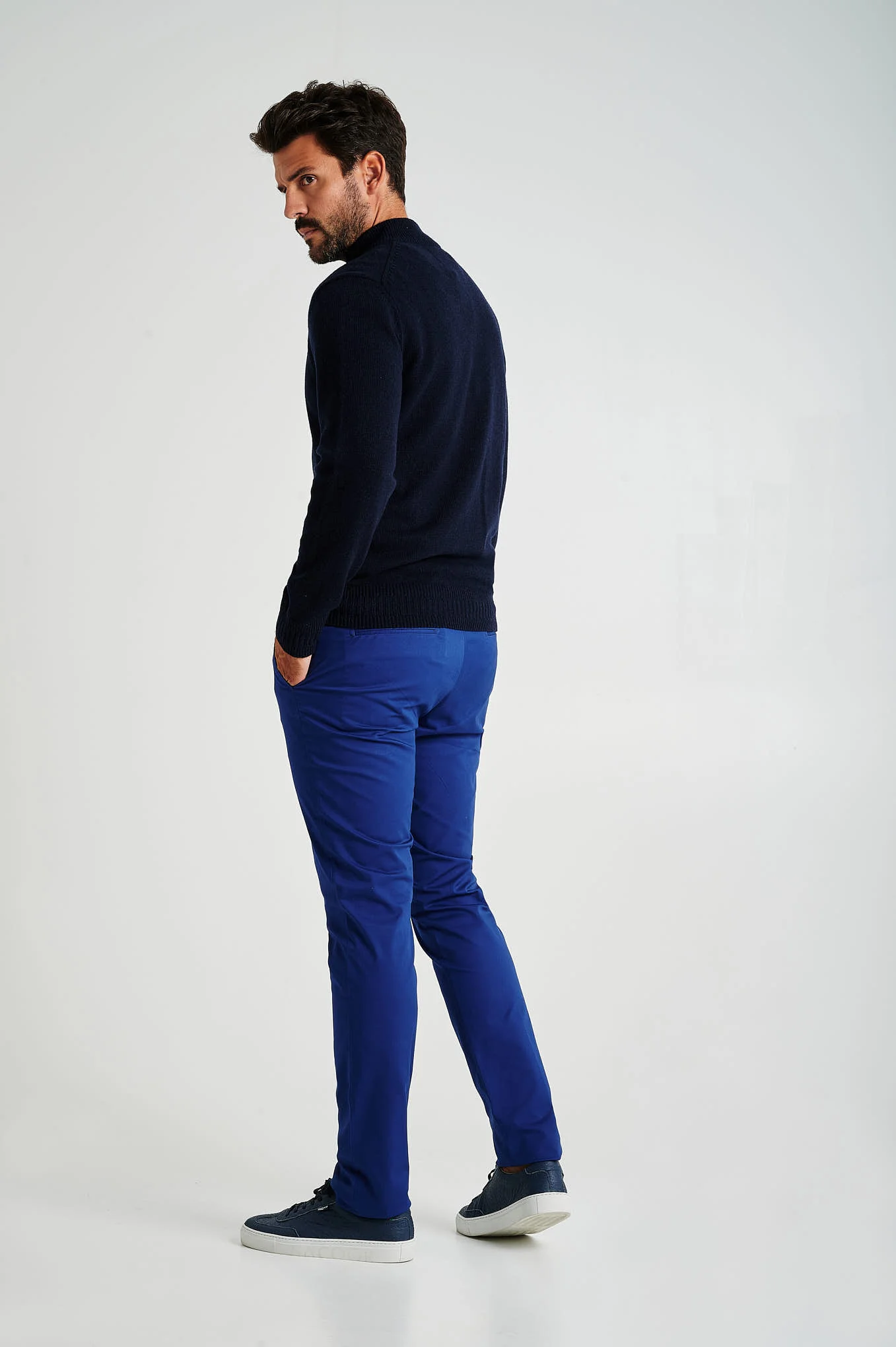 Slim fit comfort stretch basic chino - Image 4