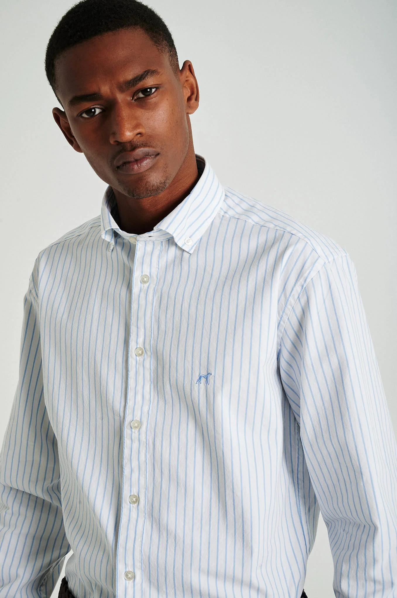 Slim fit double luxury cotton sport shirt - Image 7