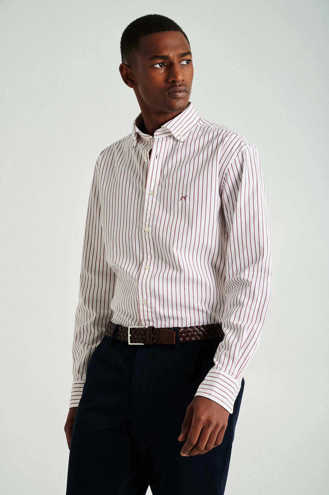 Slim fit double luxury cotton sport shirt - Image 4
