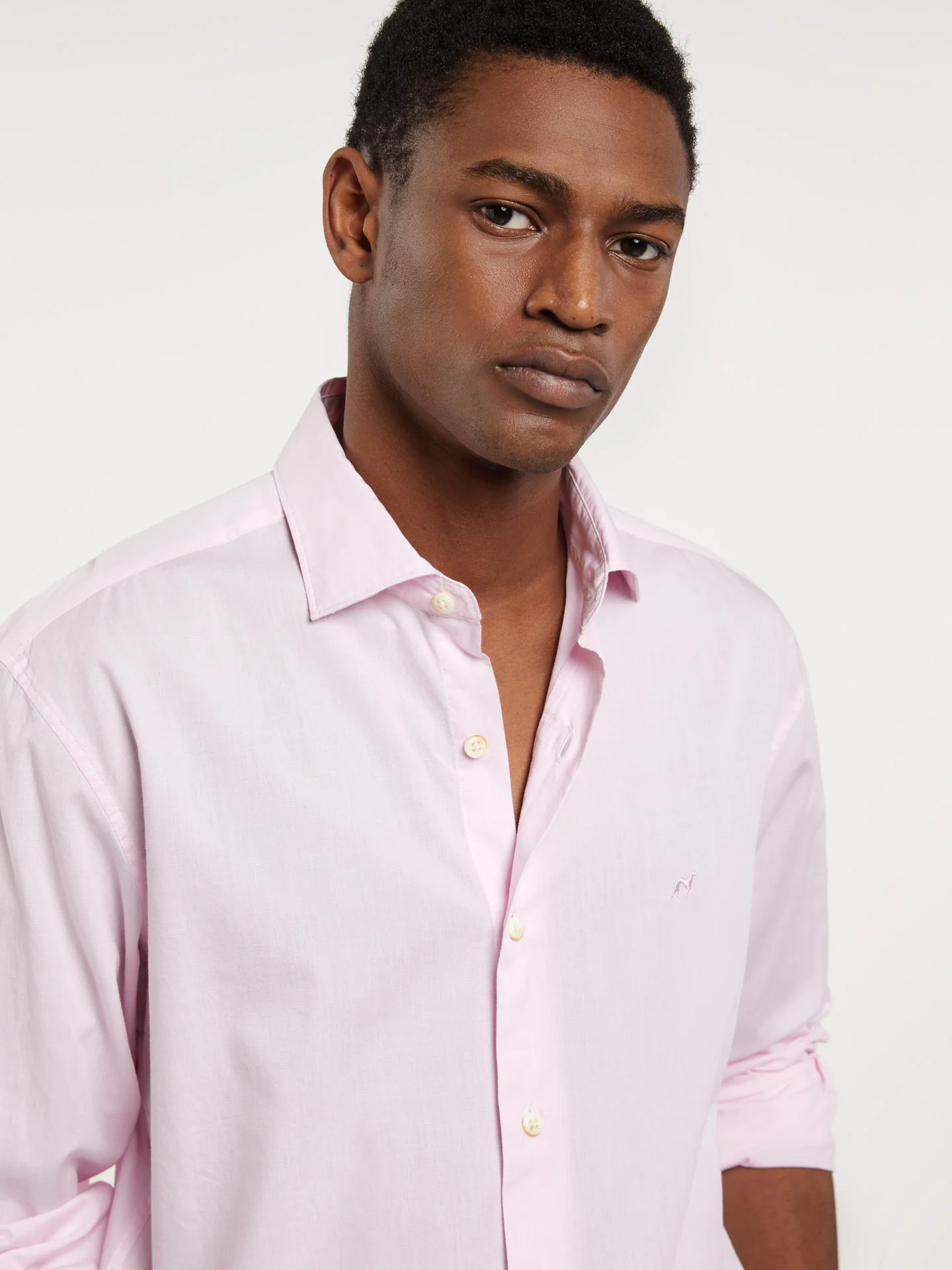 Slim fit end-on-end shirt - Image 11