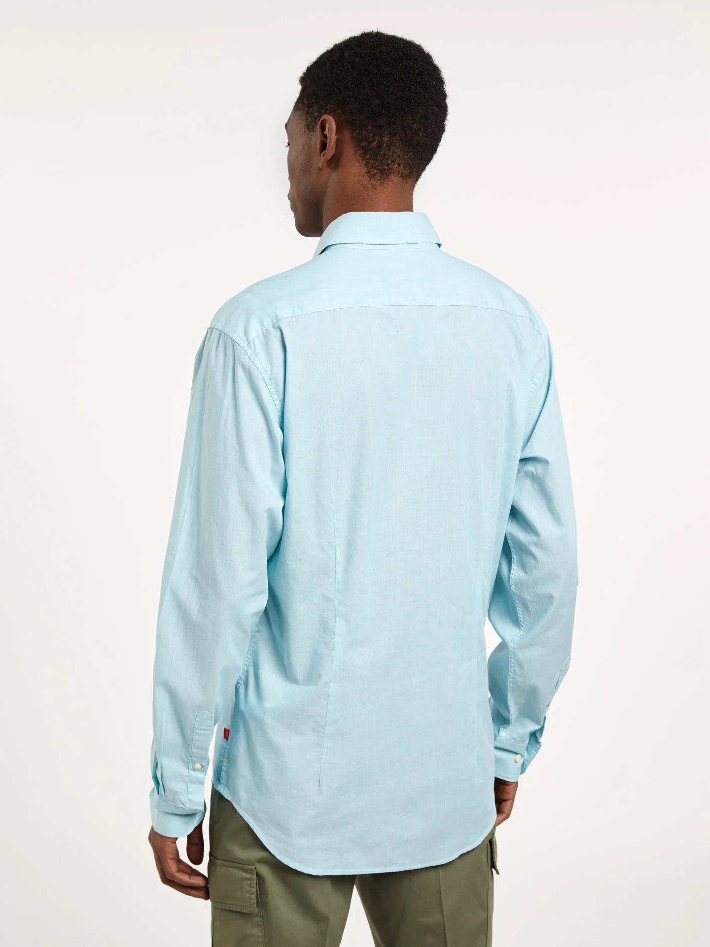 Slim fit end-on-end shirt - Image 9