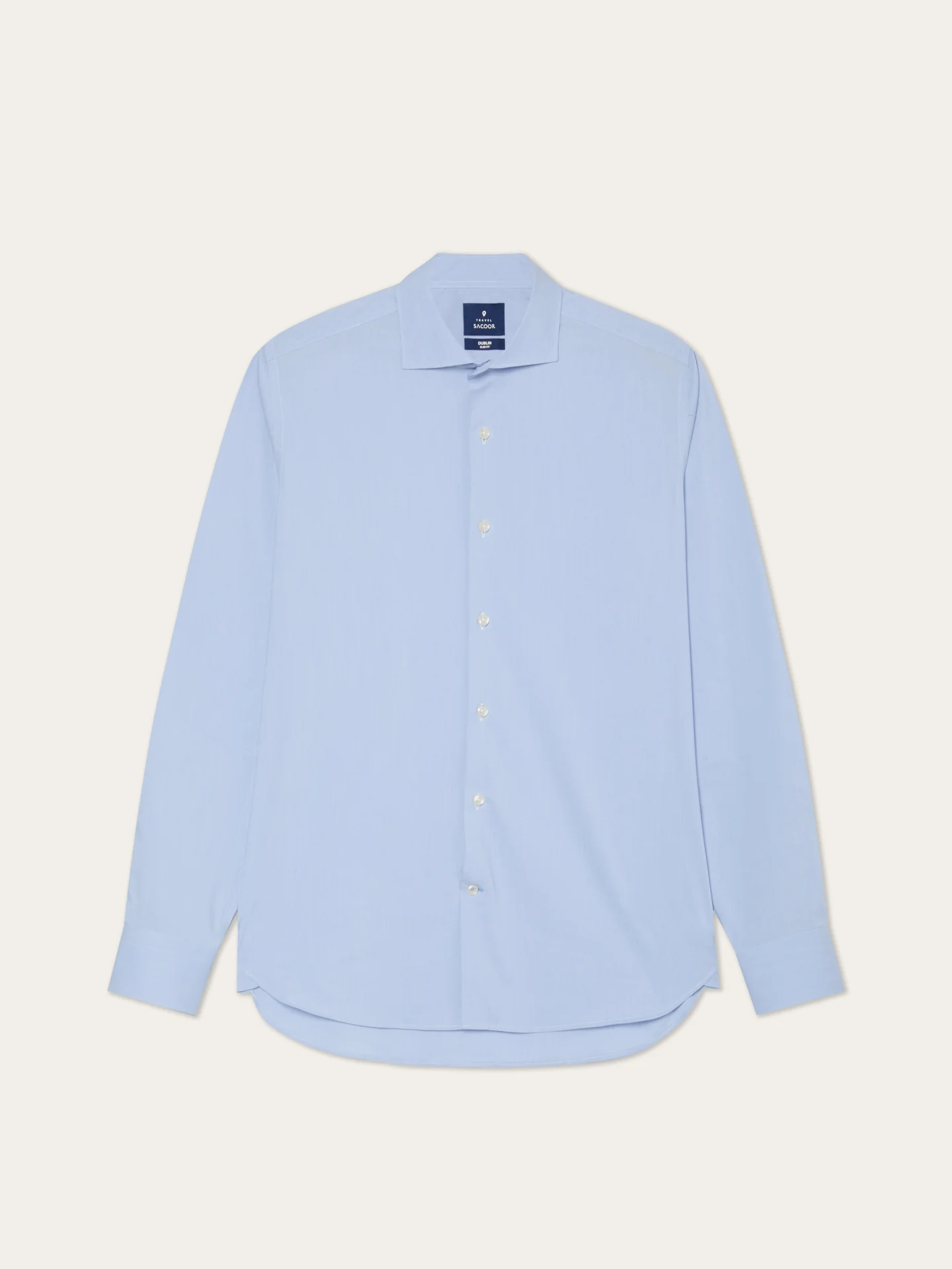 Slim Fit End-on-End Travel Shirt With Dublin Collar - Image 4
