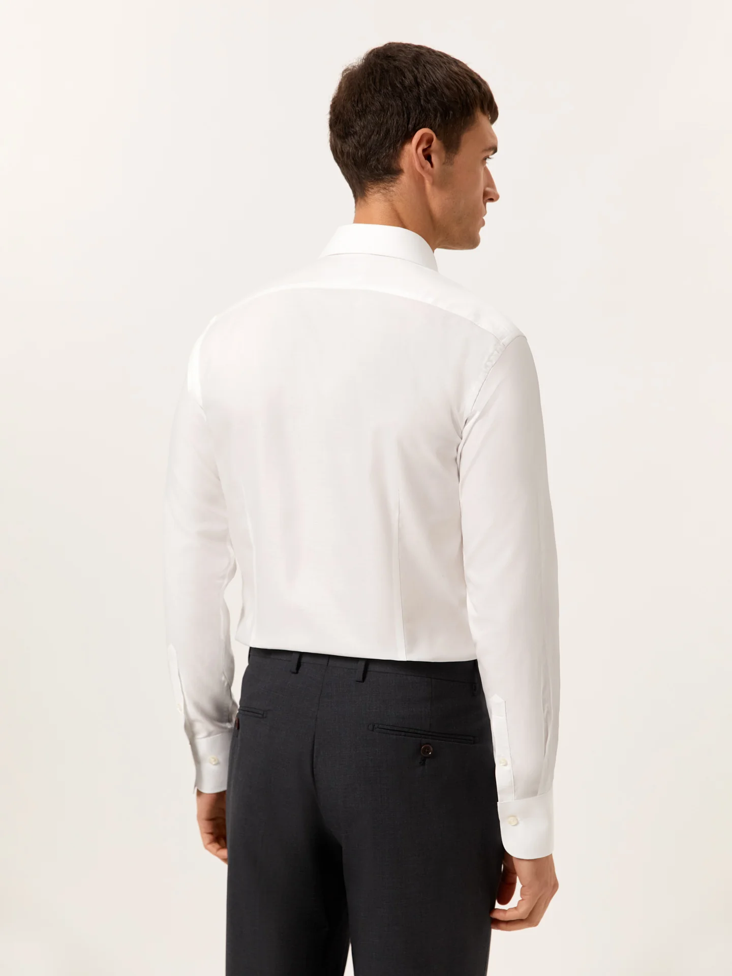 Slim Fit Formal Oxford Shirt in 100% Cotton - Image 3