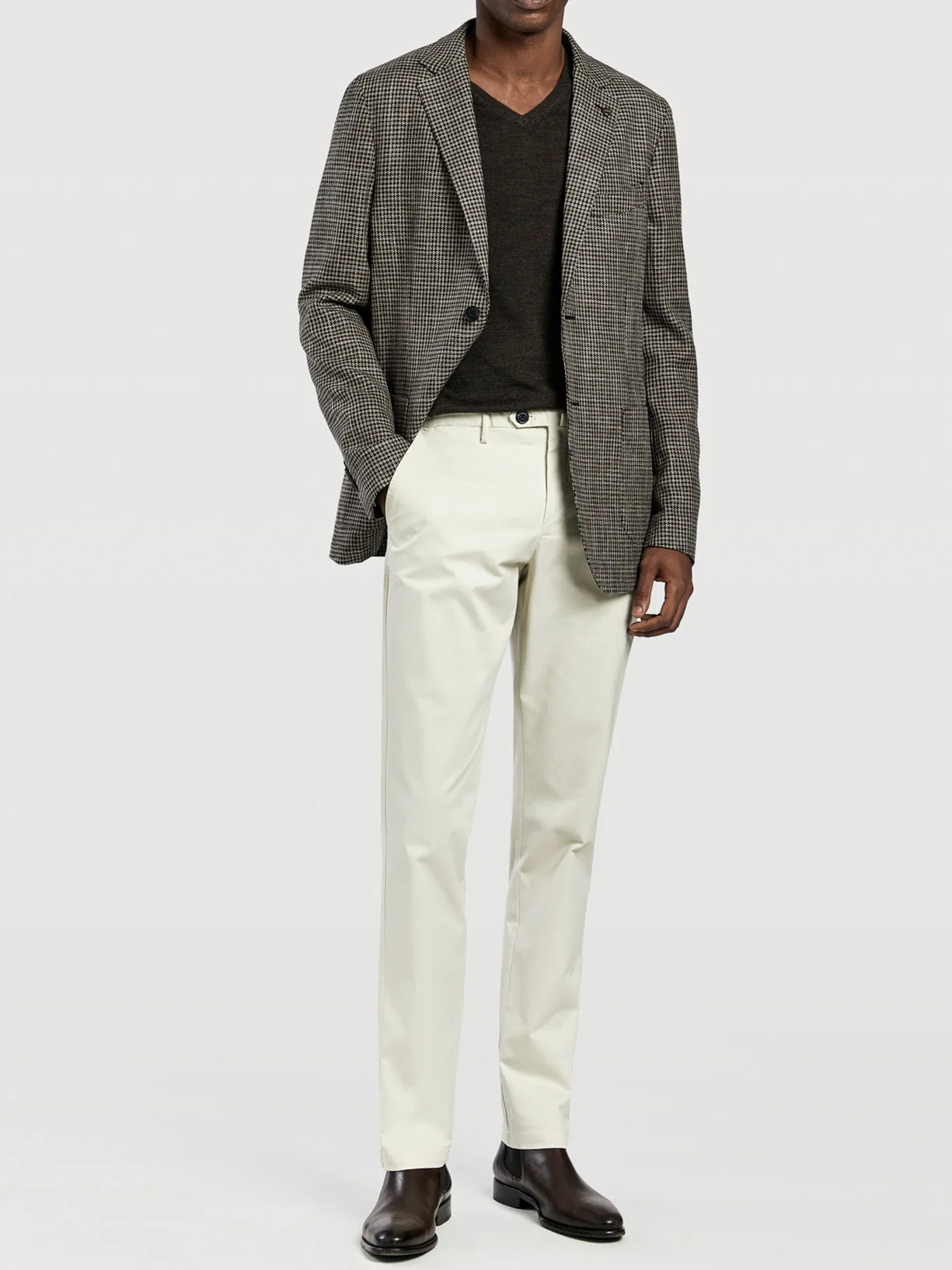 Slim fit garment dye chino trousers - Image 10