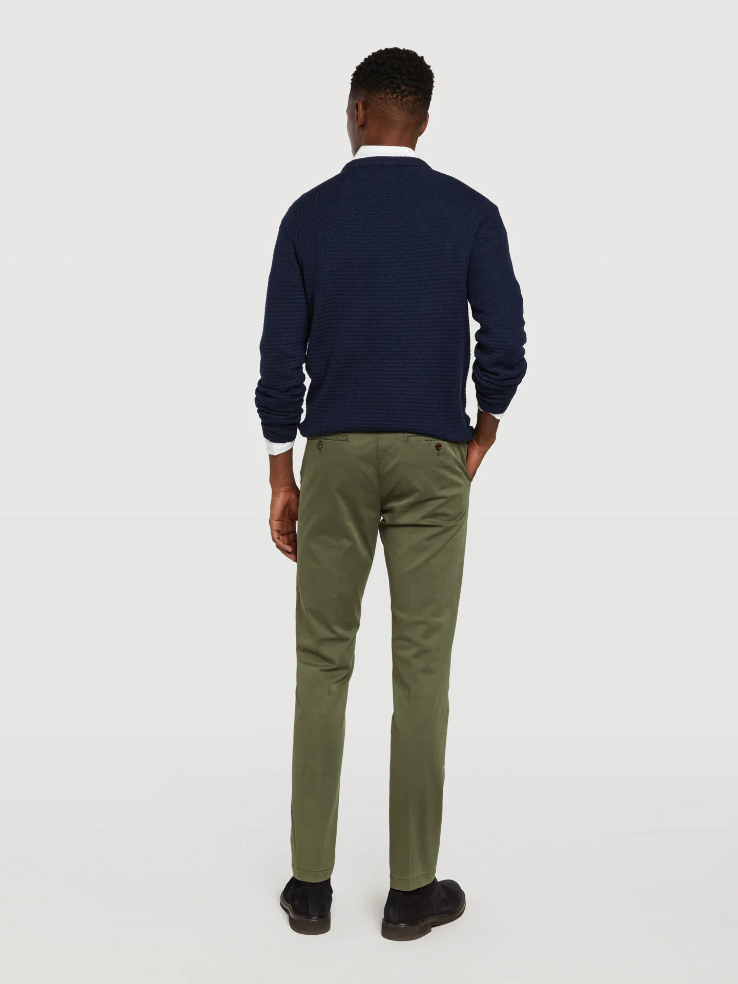 Slim fit garment dye chino trousers - Image 15