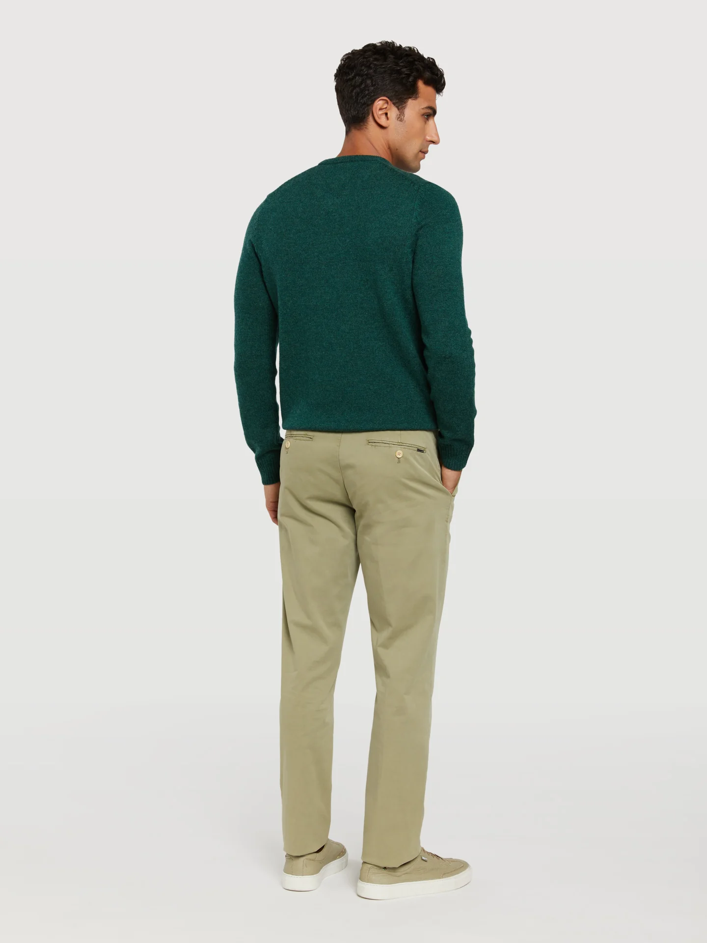 Slim fit garment dye chino trousers - Image 19