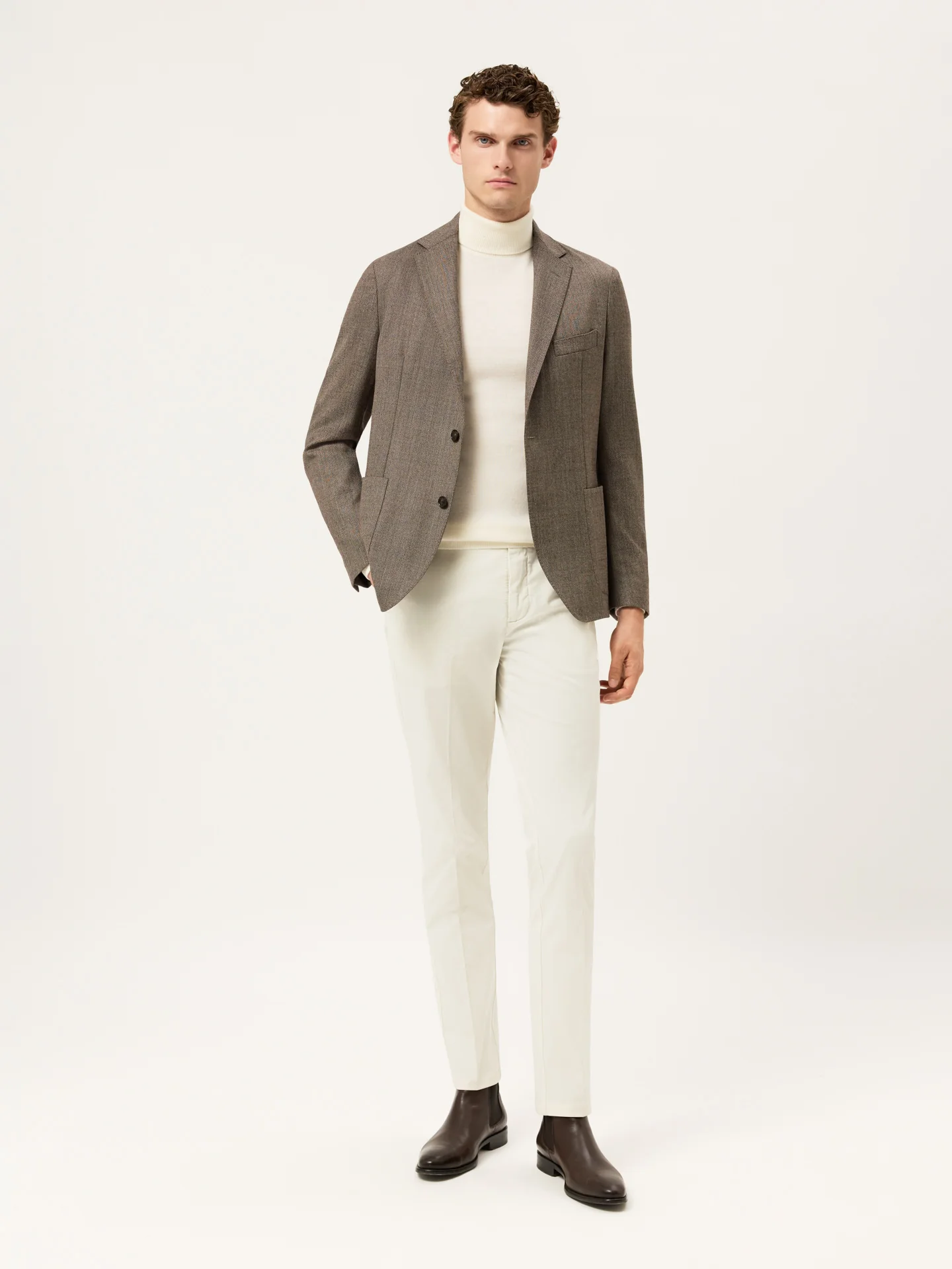 Slim Fit Garment-Dyed Stretch Cotton Chino - Image 5