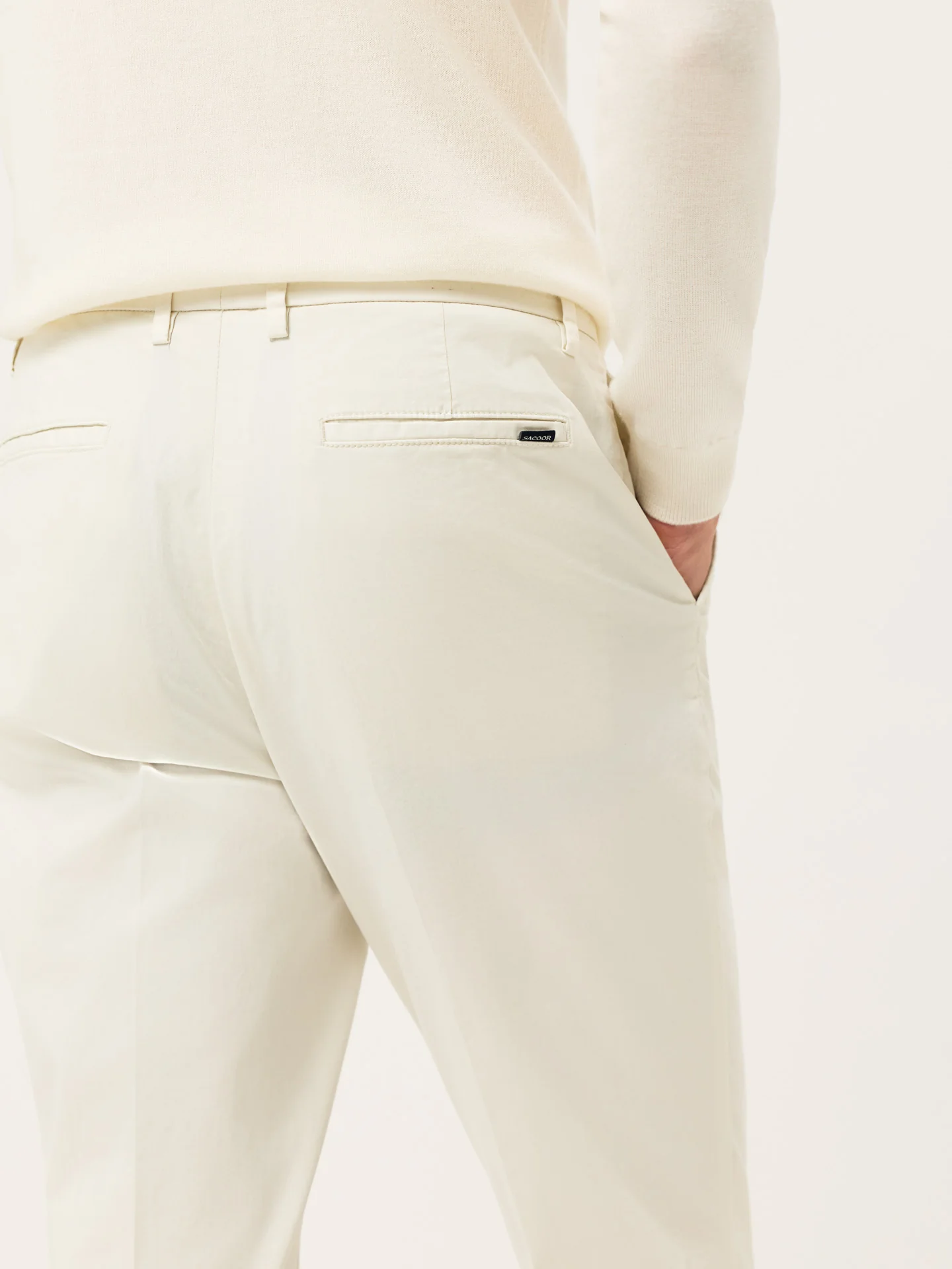 Slim Fit Garment-Dyed Stretch Cotton Chino - Image 6
