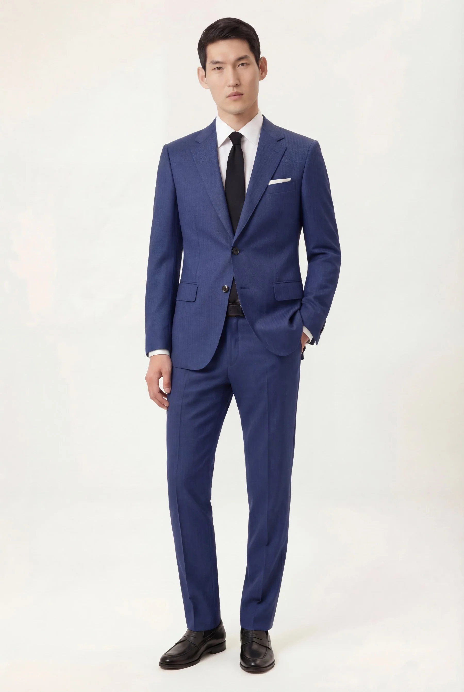 Slim fit Herringbone Business Suit