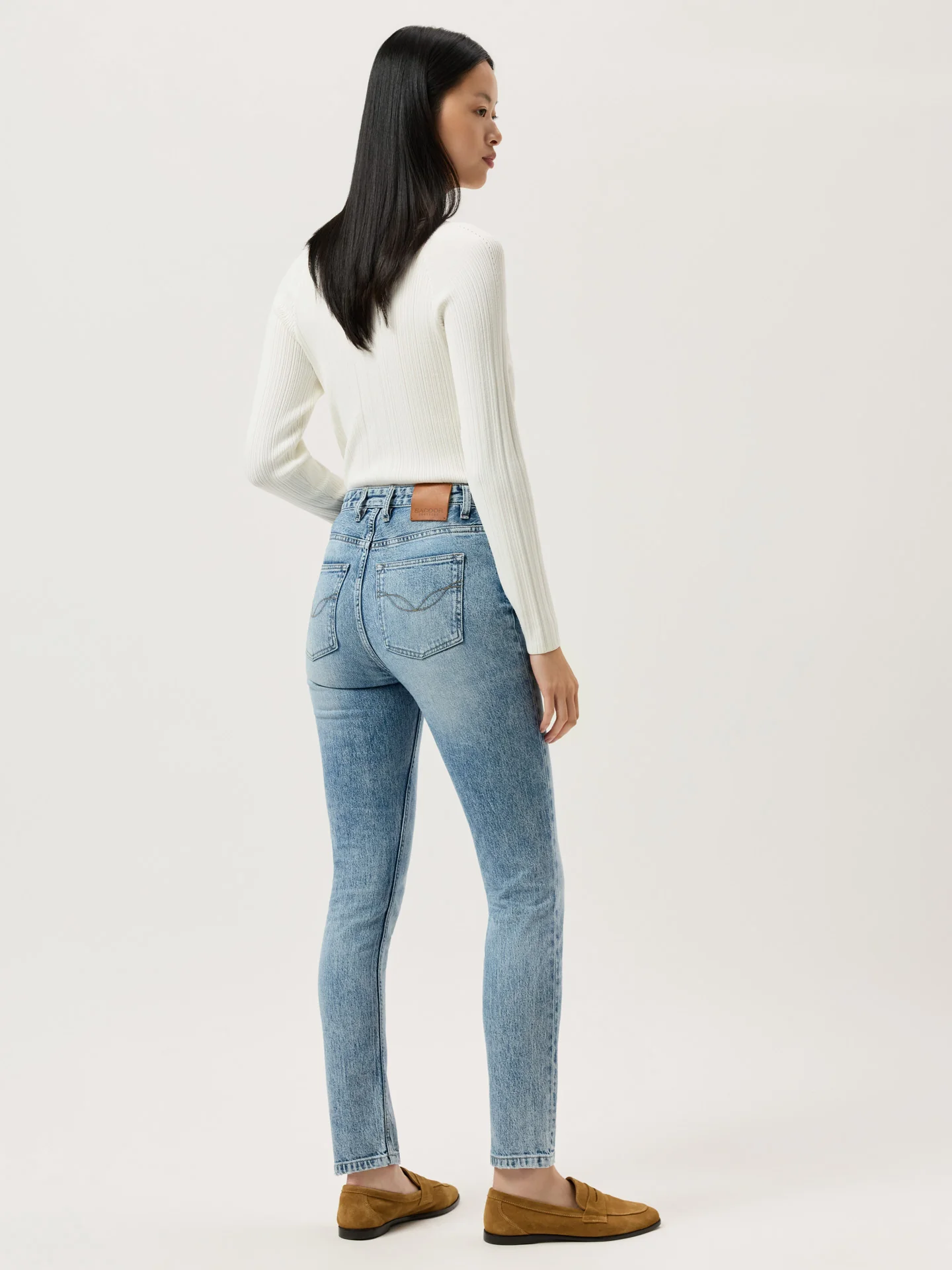 Slim Fit Jeans In Premium Cotton Blend - Image 6