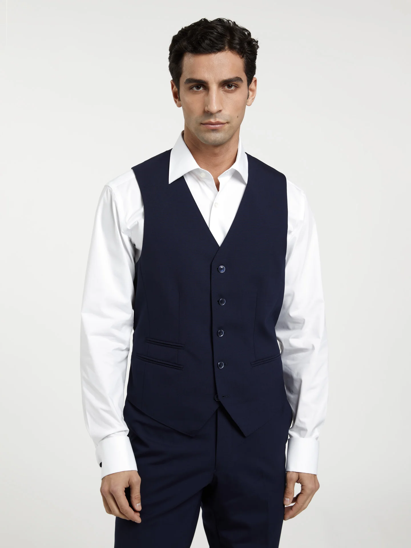 Slim Fit K-Easy Check Performance Suit - Image 3