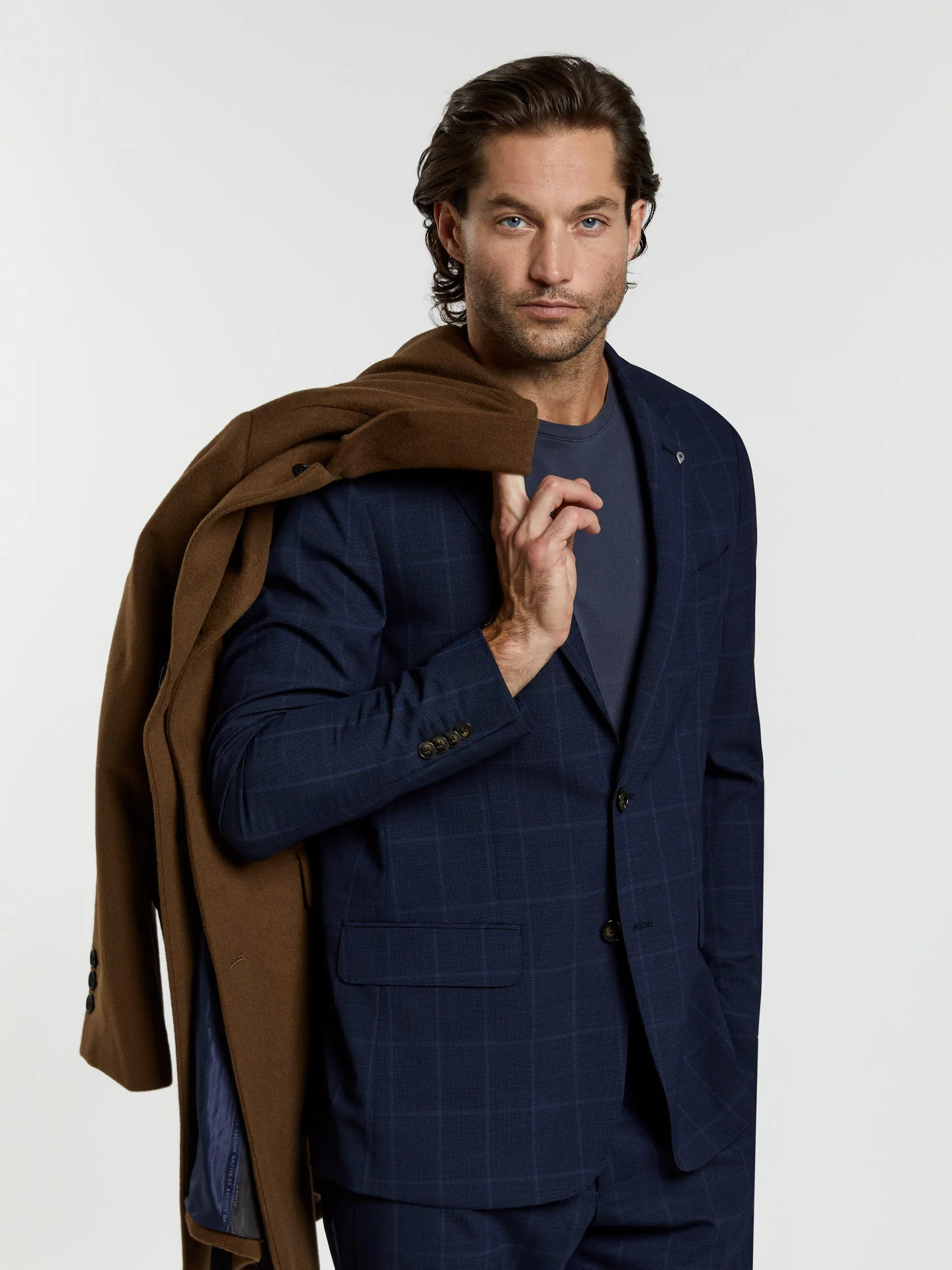 Slim fit k-easy houndstooth performance suit - Image 5
