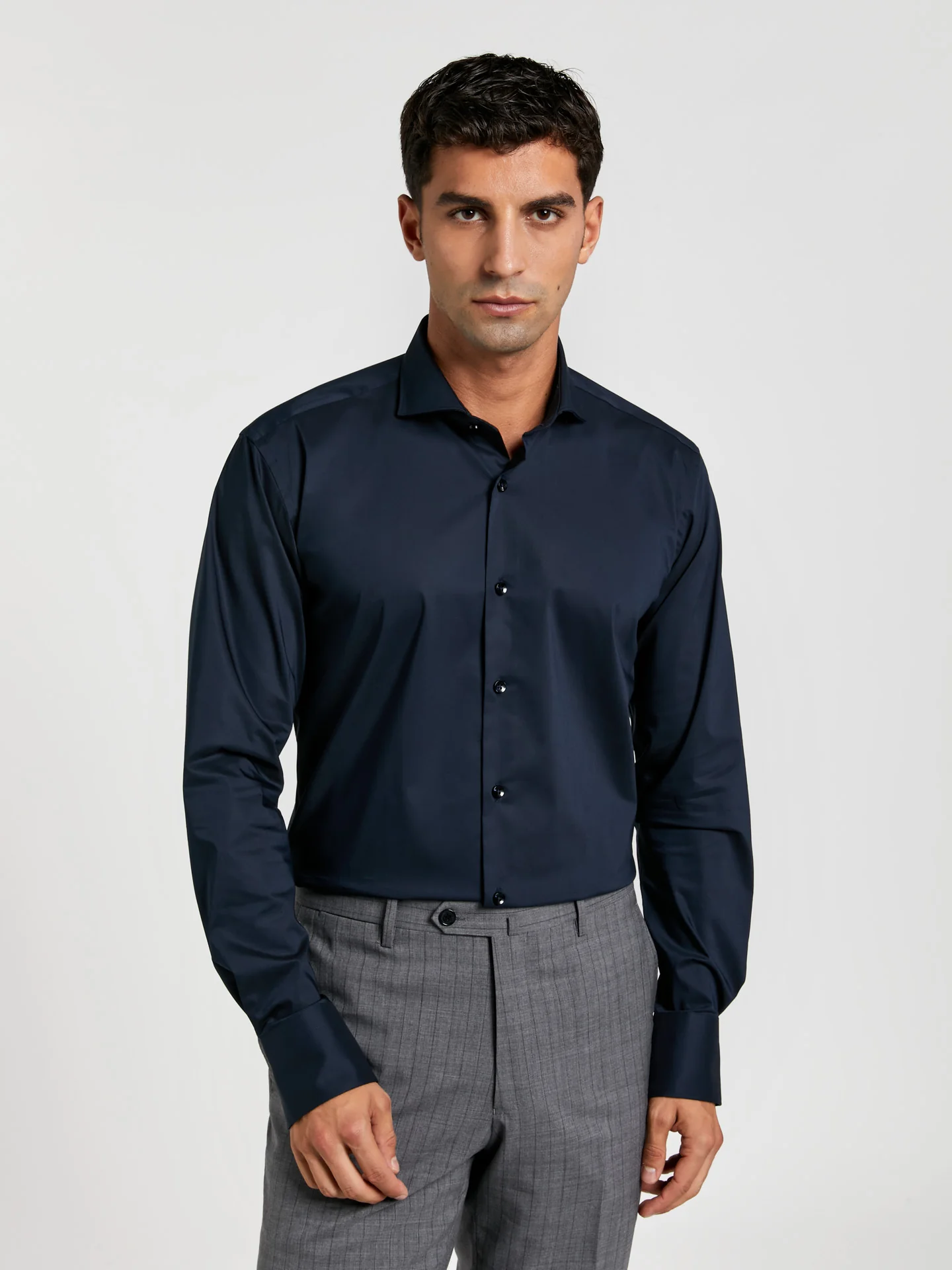 Slim fit k-easy plain poplin comfort formal shirt - Image 5