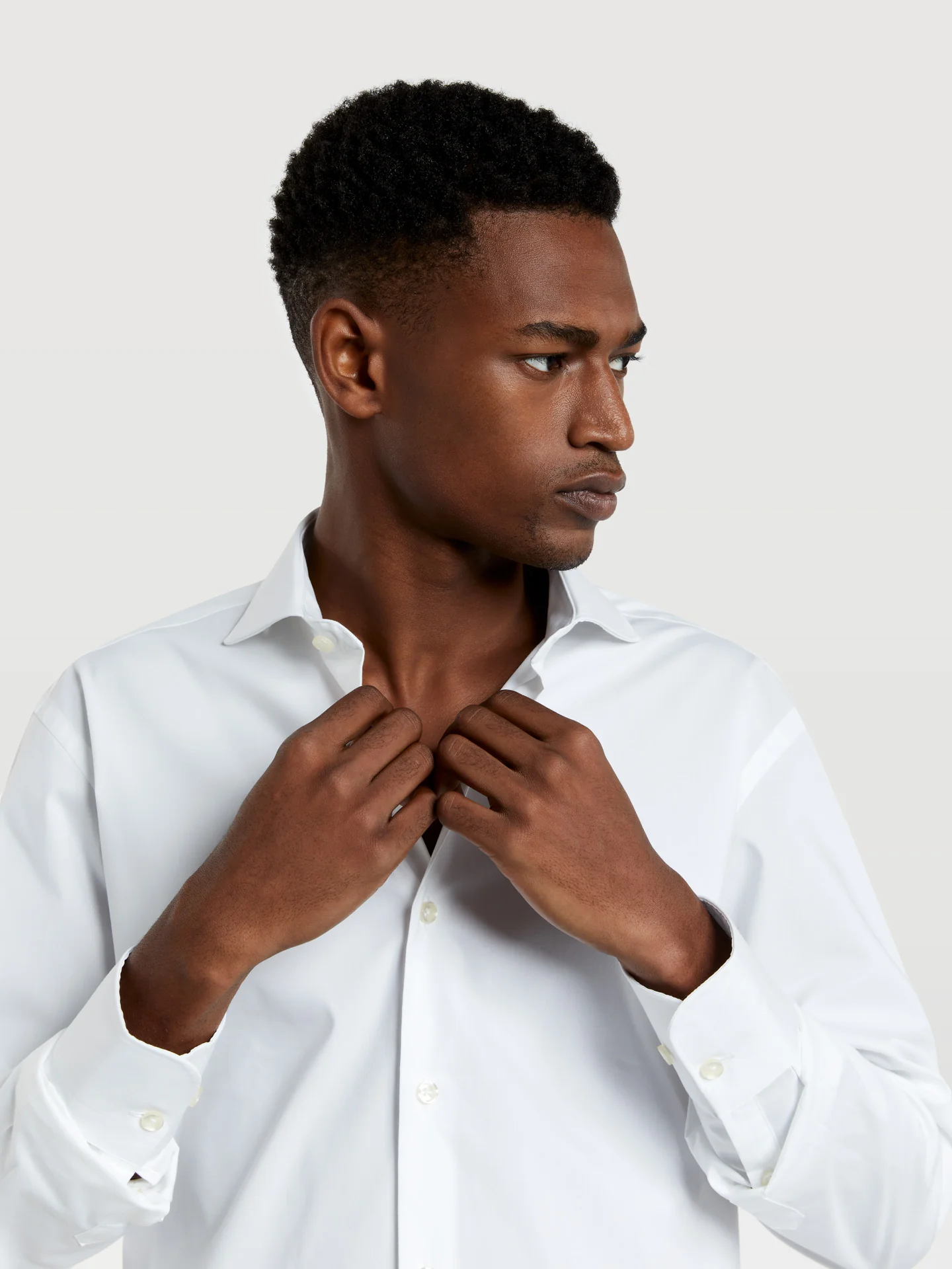 Slim fit k-easy plain poplin comfort formal shirt - Image 4