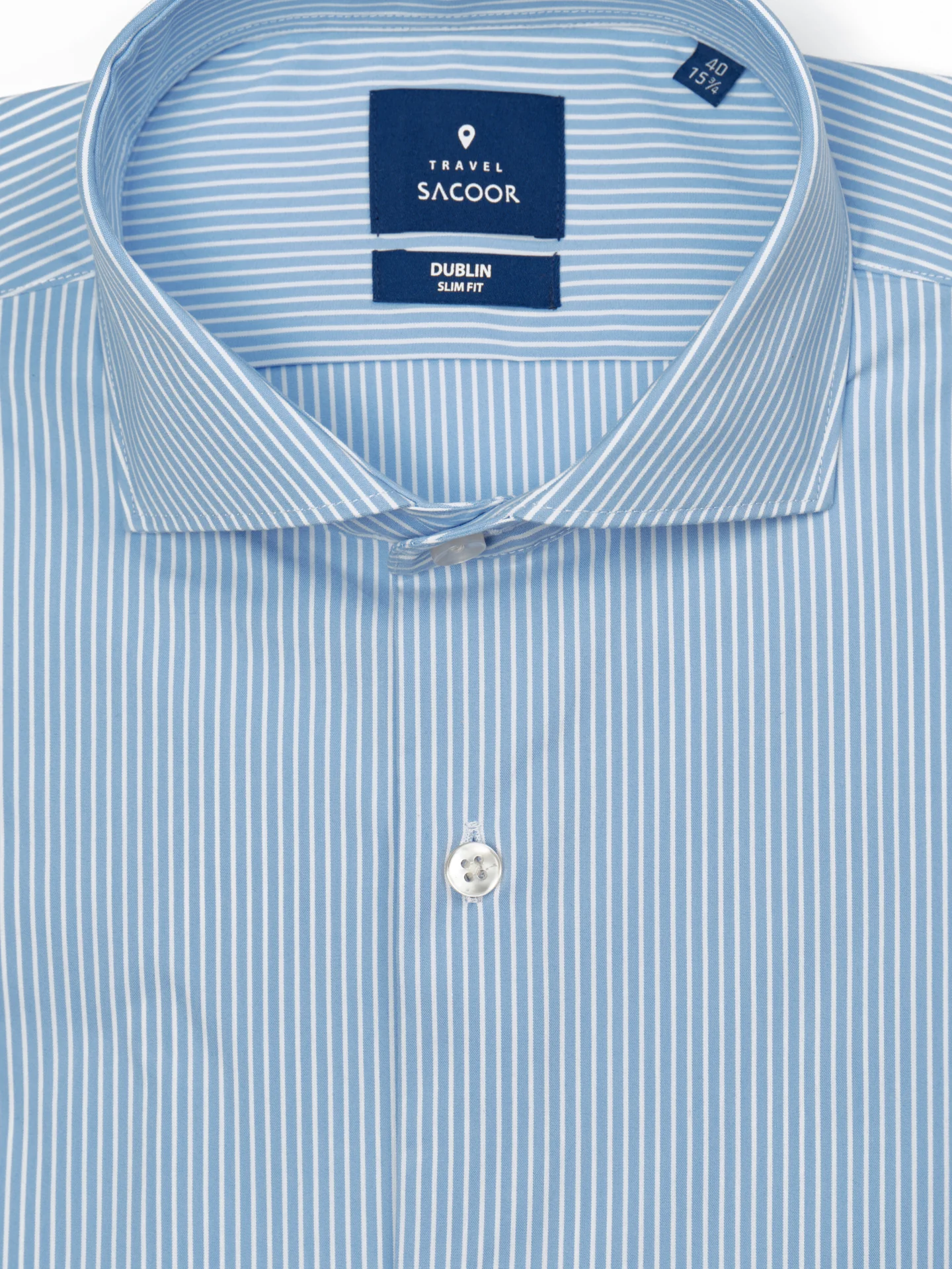 Slim fit K-Easy striped formal shirt - Image 3