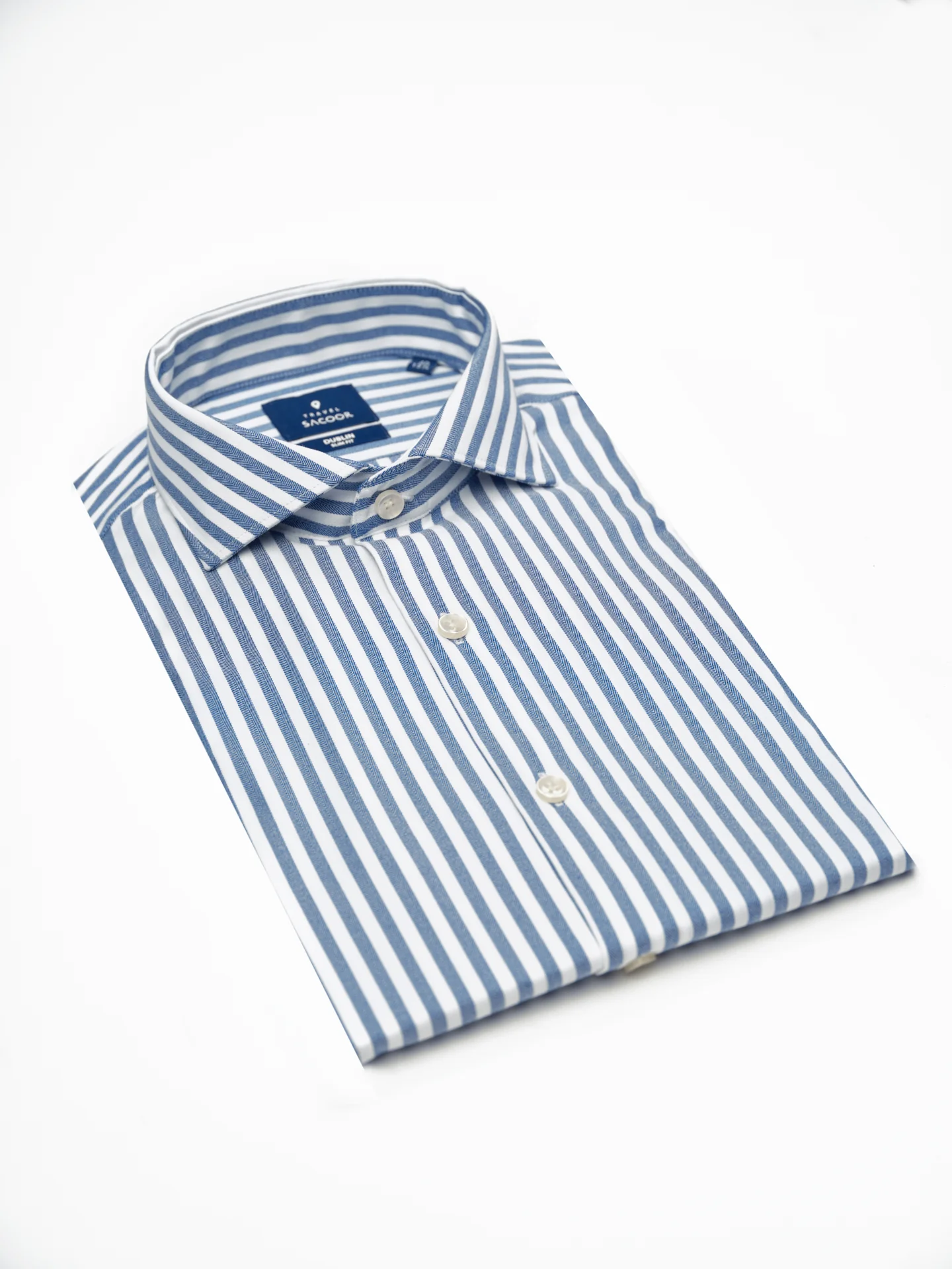 Slim fit K-Easy striped formal shirt - Image 2