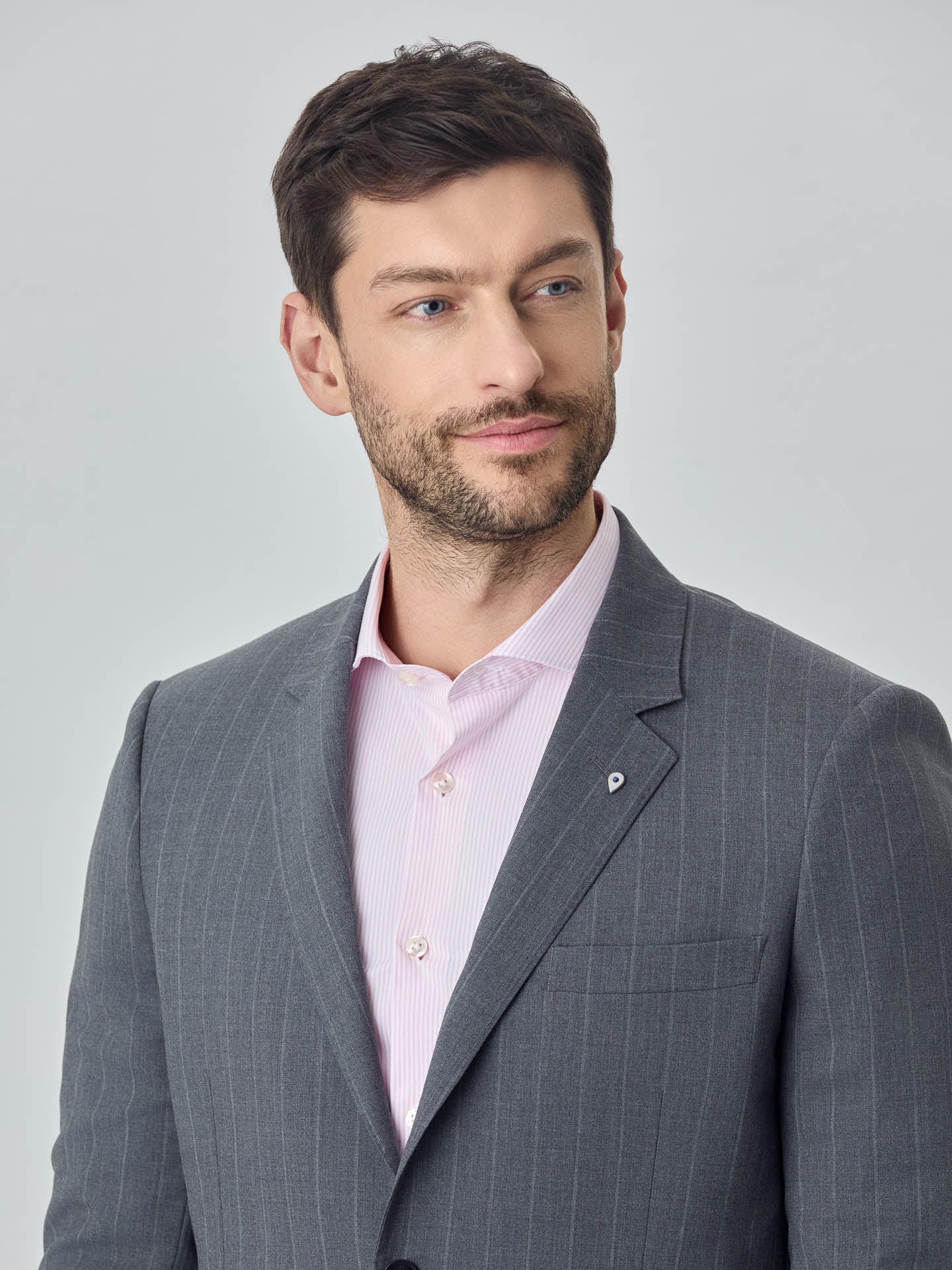 Slim fit k-easy striped poplin comfort shirt - Image 3