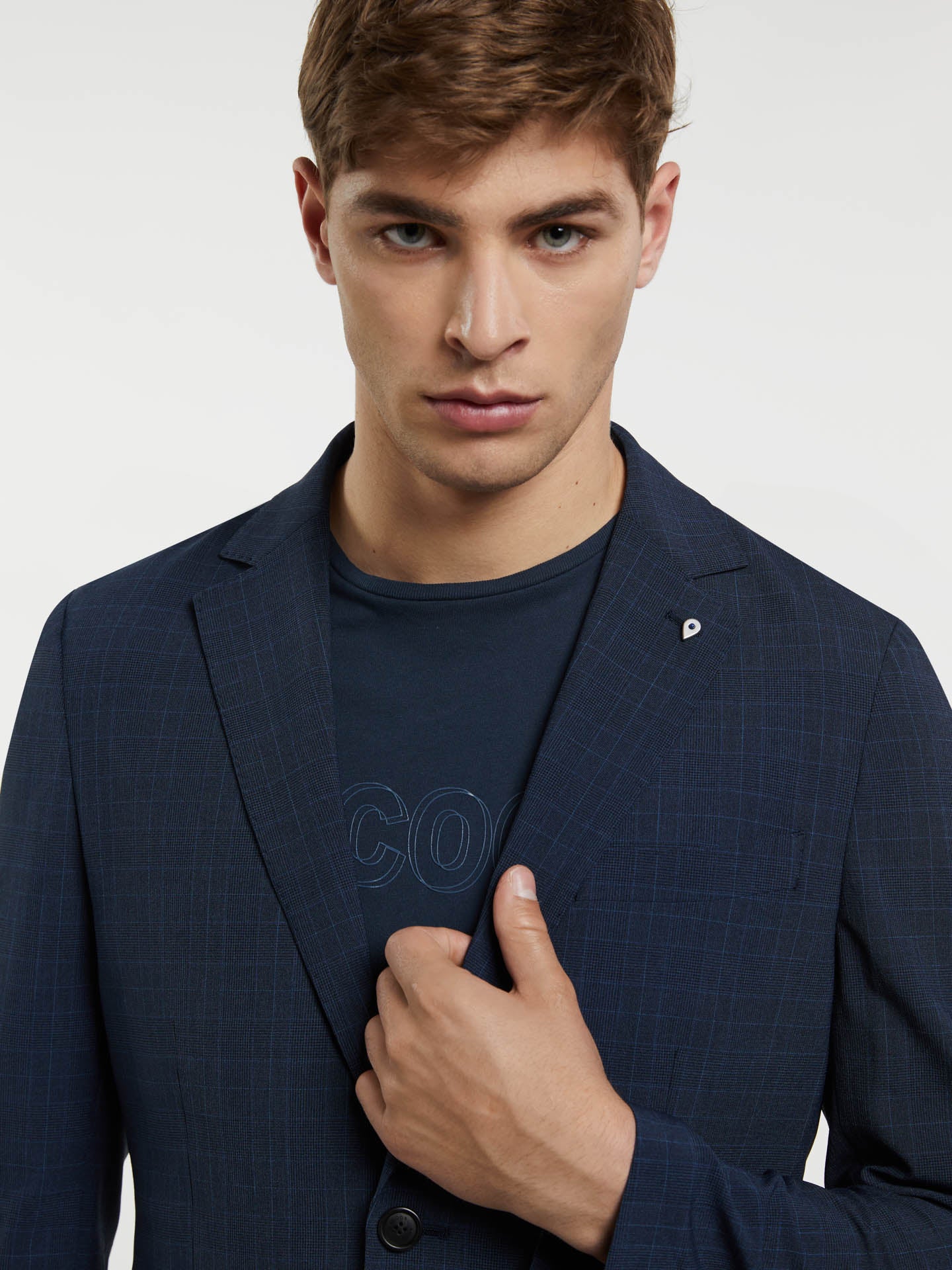 Slim Fit K-Performance Prince of wales Suit - Image 3