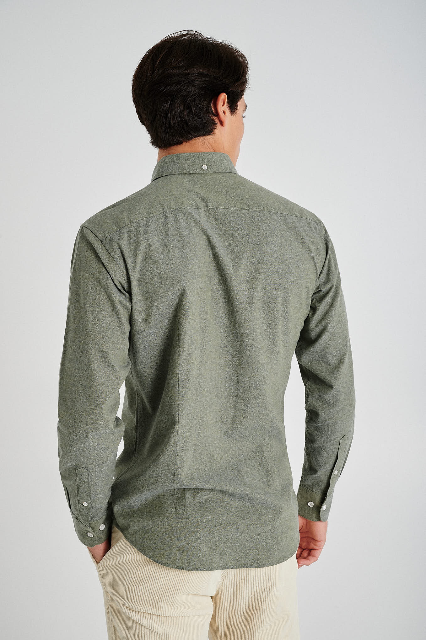 Slim fit melange shirt - Image 4