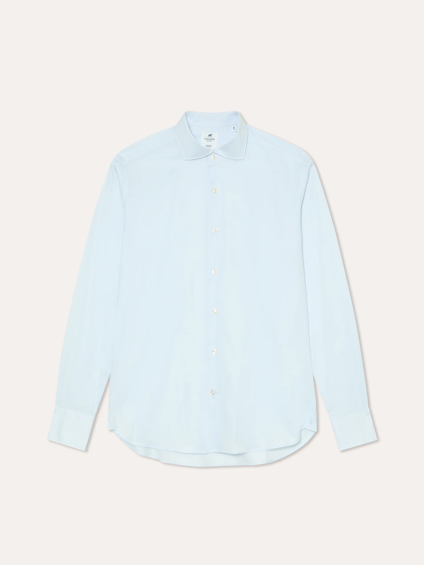 Slim Fit Micro-Stripes Shirt with Dublin Collar - Image 5