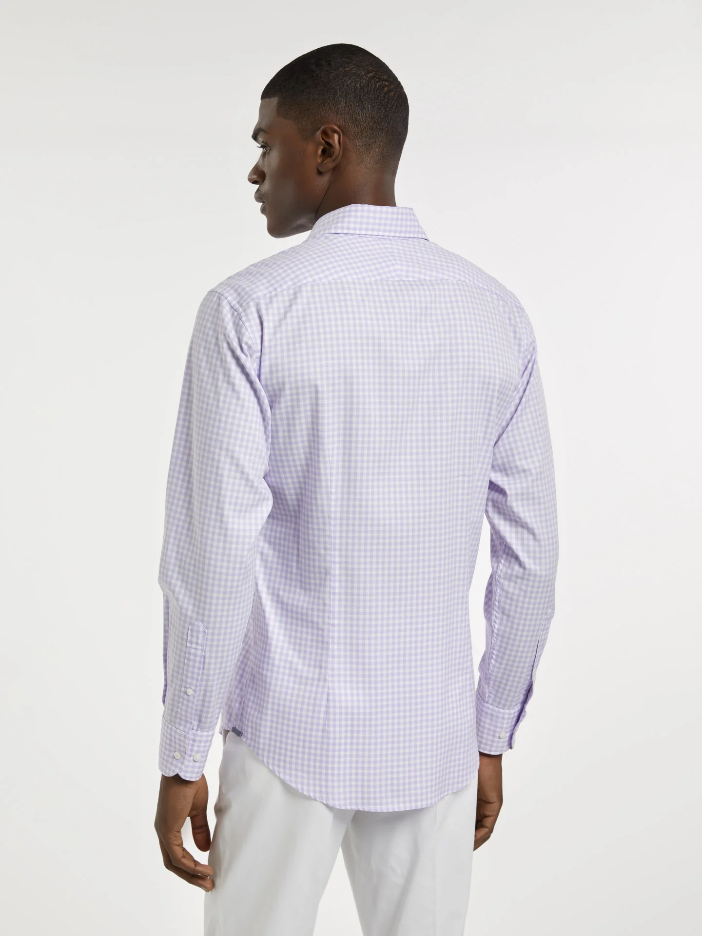 Slim fit new formal pastel checked shirt - Image 3