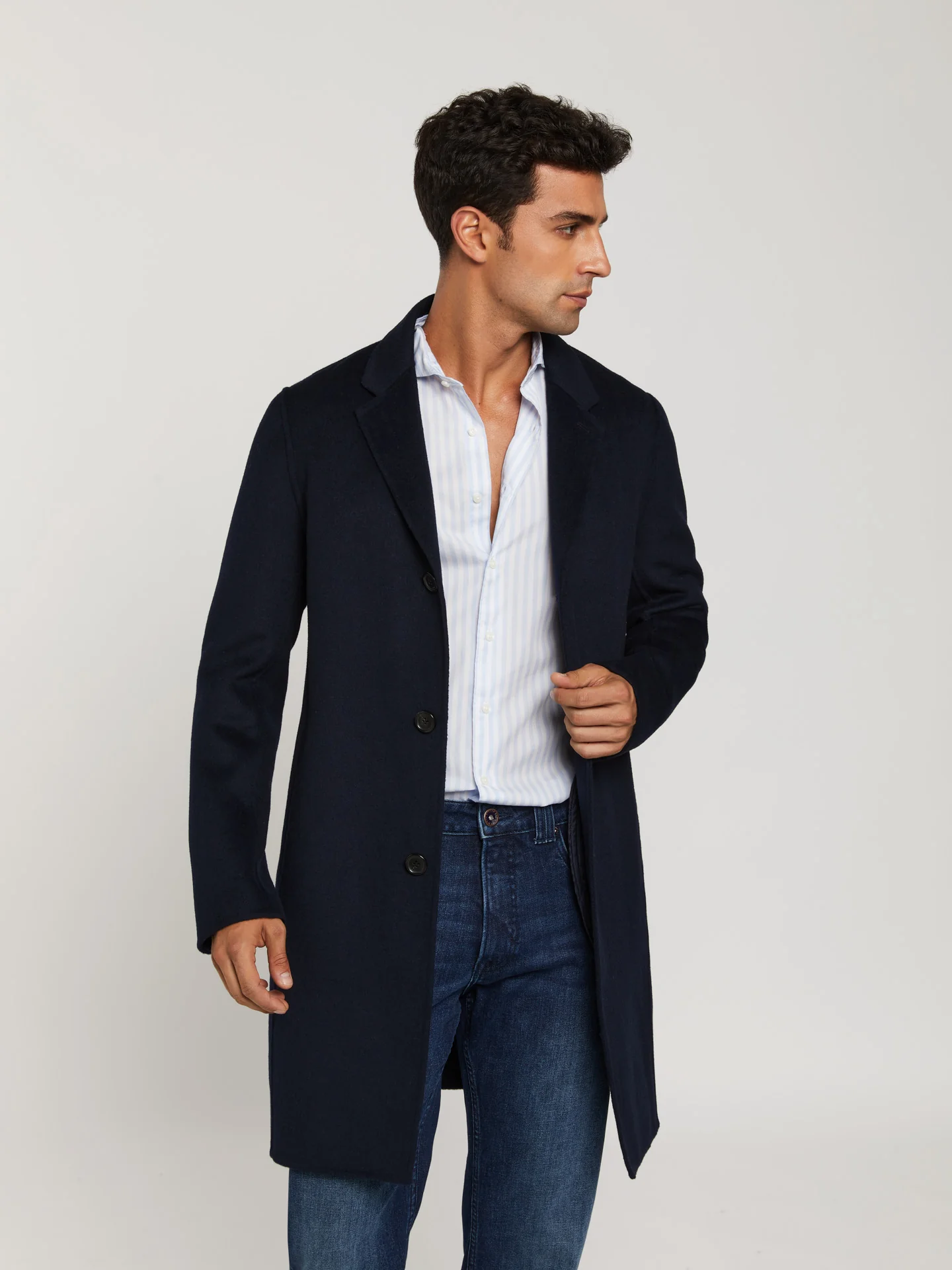 Slim fit new formal pastel striped shirt - Image 2