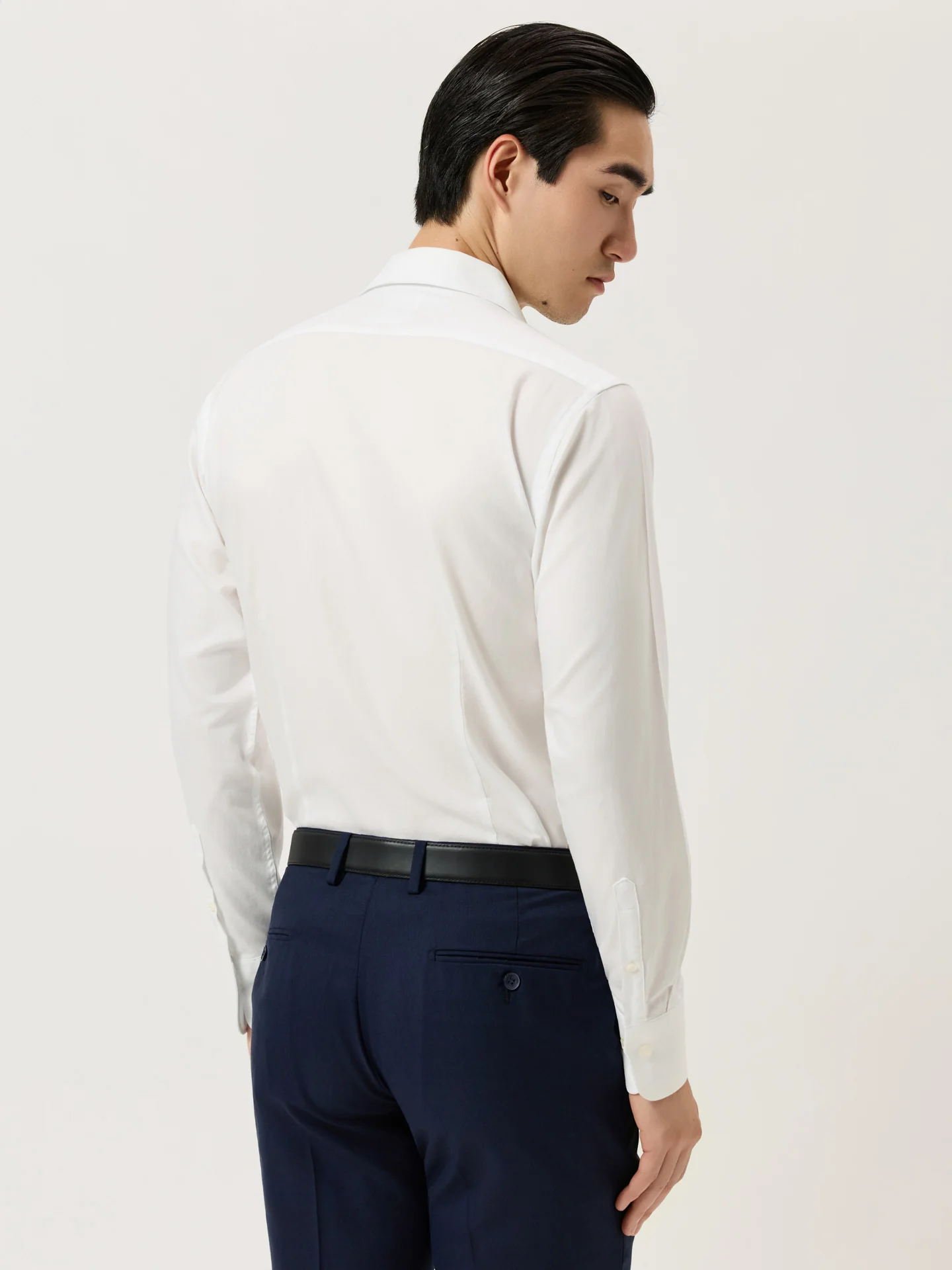 Slim Fit Oxford Formal Shirt With Oxford Collar - Image 3