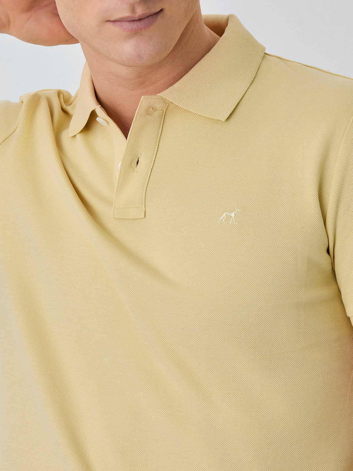Slim Fit Piqué Polo With Logo Embroidery In BCI Cotton - Image 29