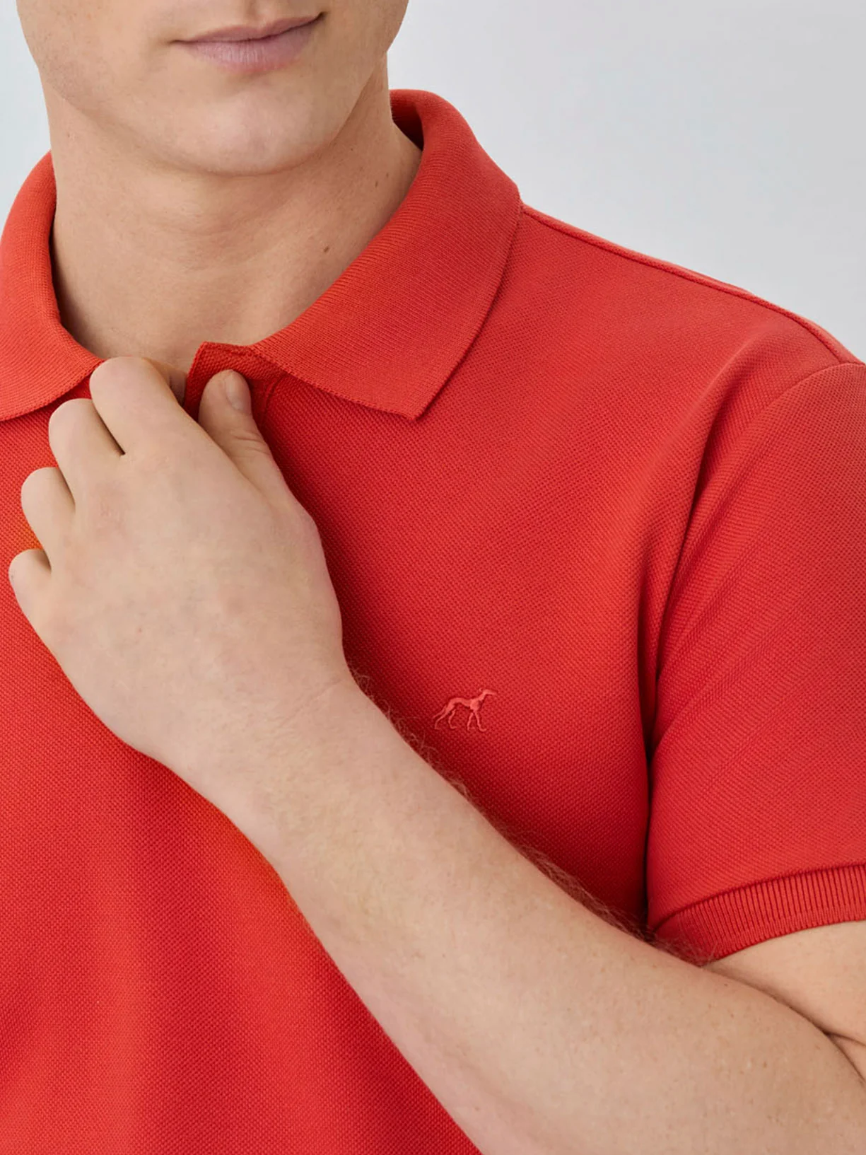 Slim Fit Piqué Polo With Logo Embroidery In BCI Cotton - Image 38