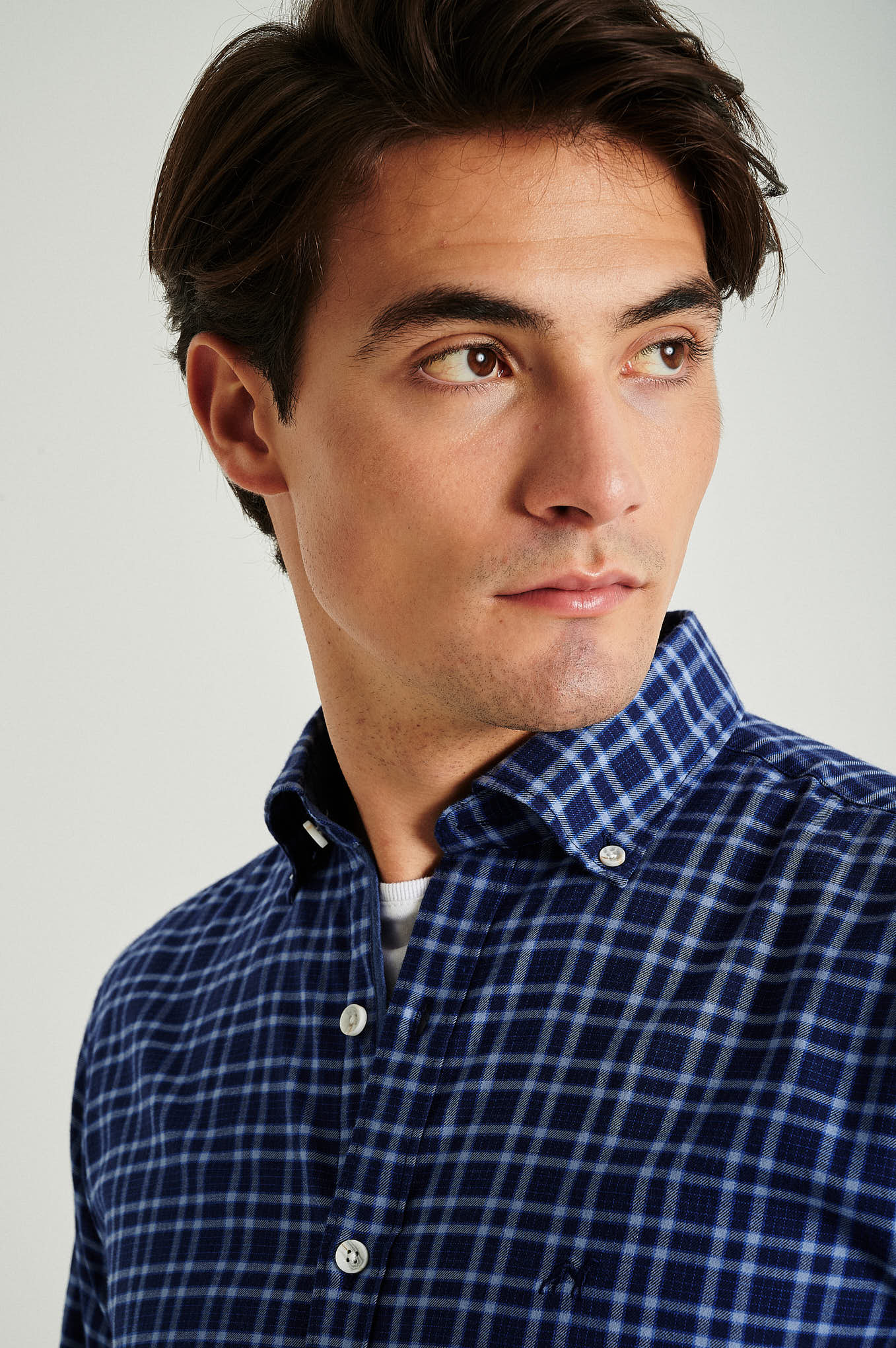 Slim Fit Plaids Shirt - Image 6