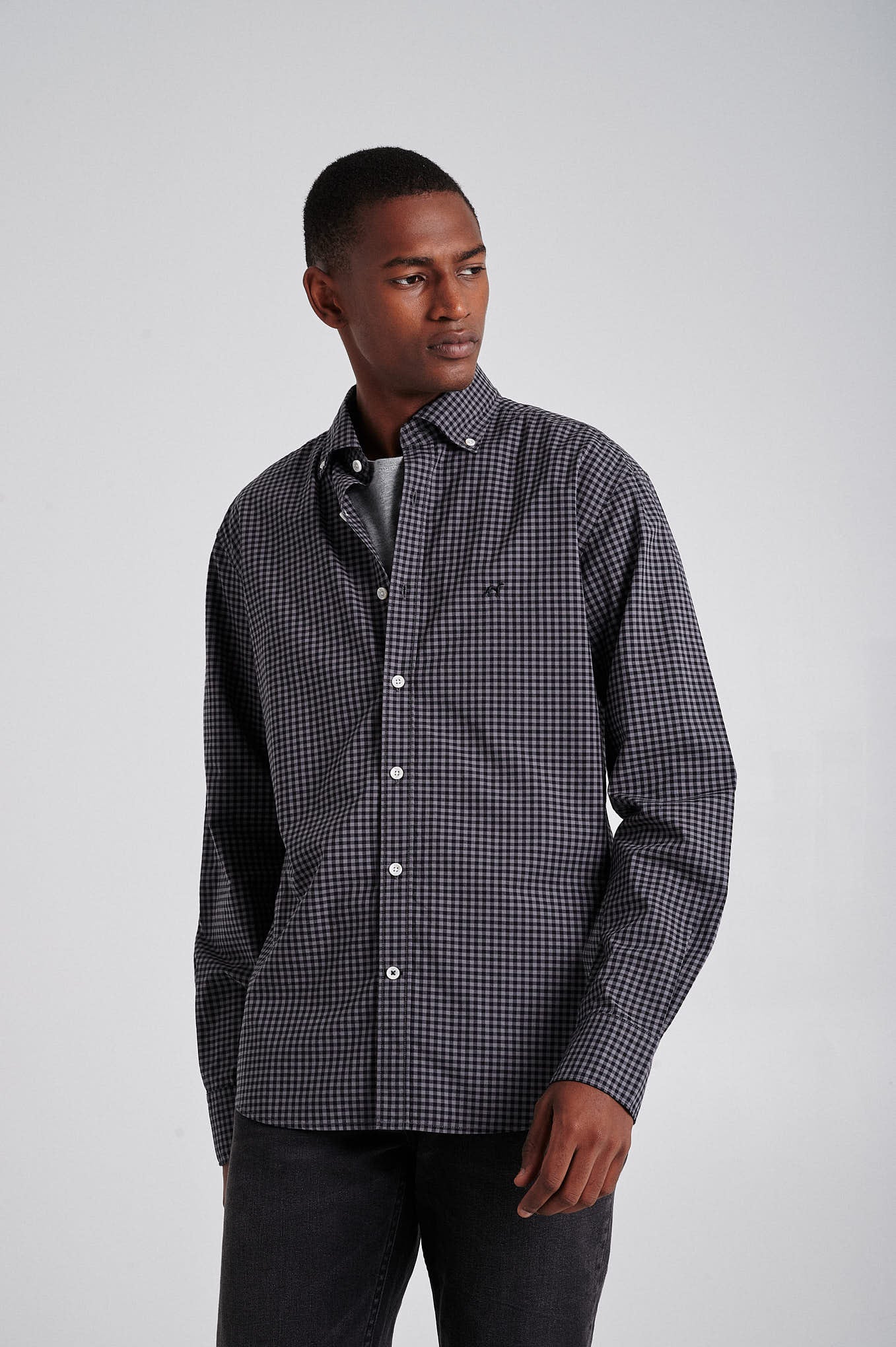 Slim fit plaids shirt - Image 2