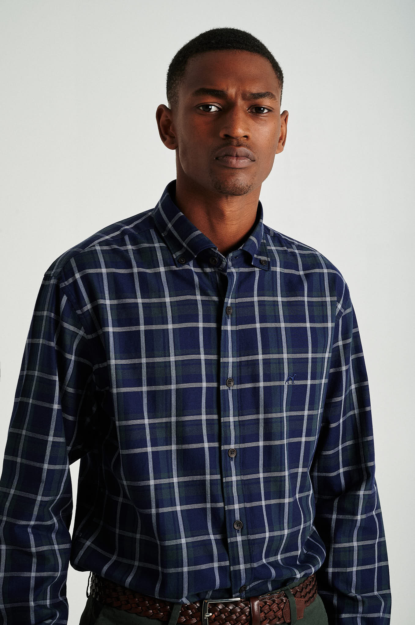 Slim fit plaids shirt - Image 5