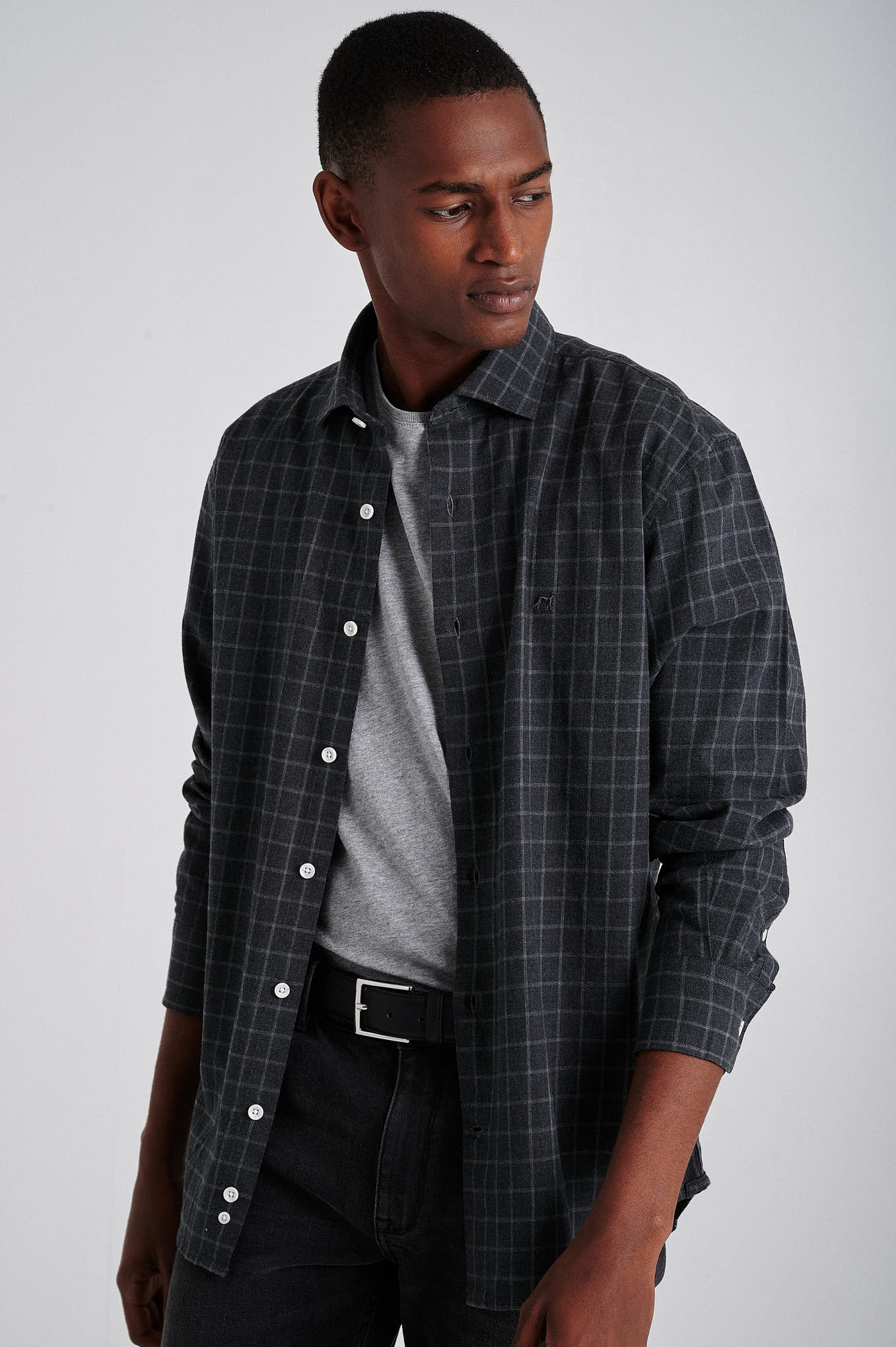 Slim Fit plaids shirt - Image 2