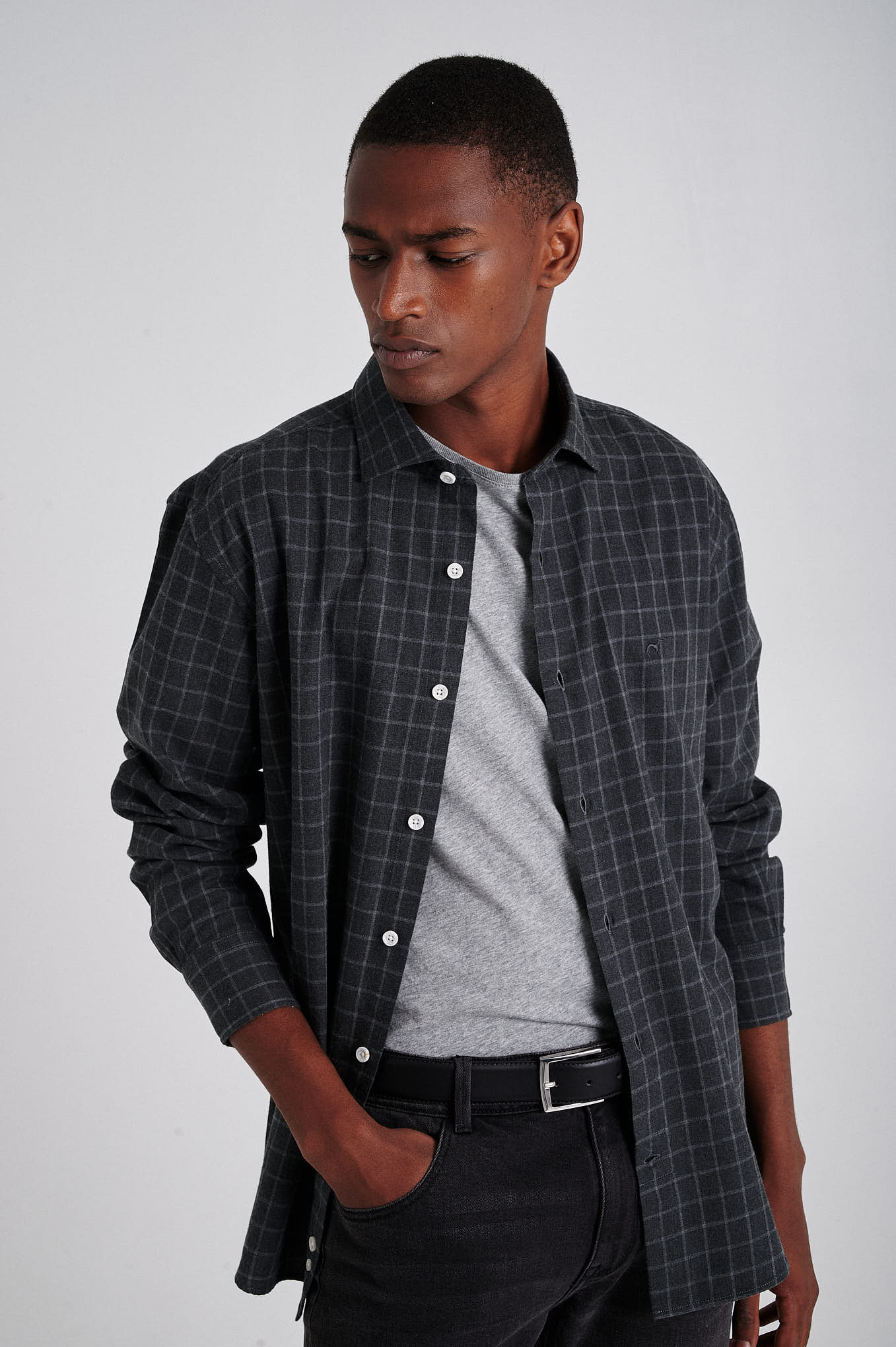 Slim Fit plaids shirt - Image 7