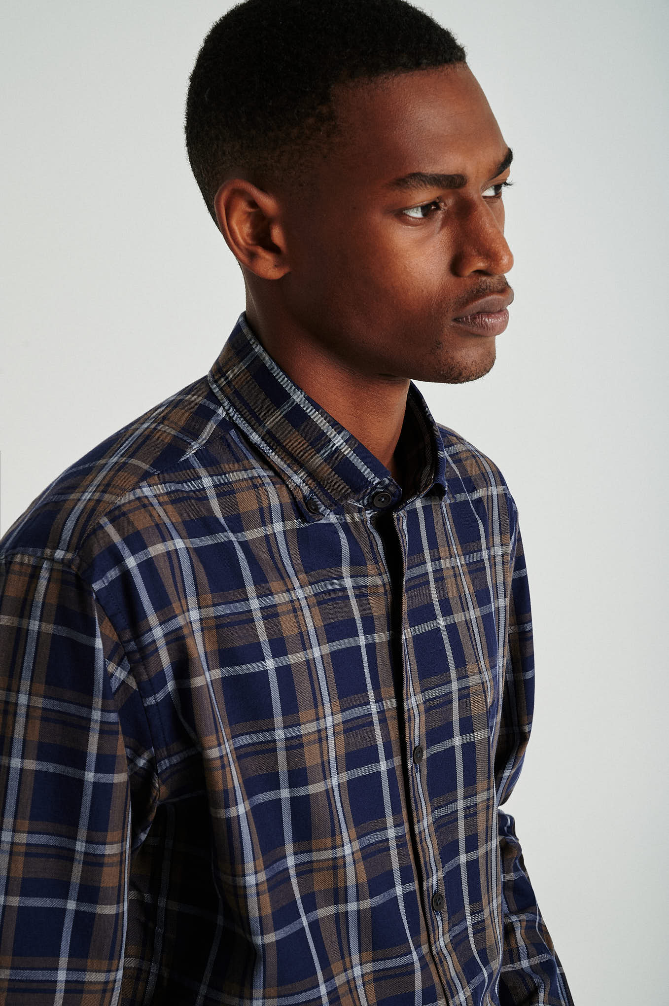 Slim fit plaids shirt - Image 4
