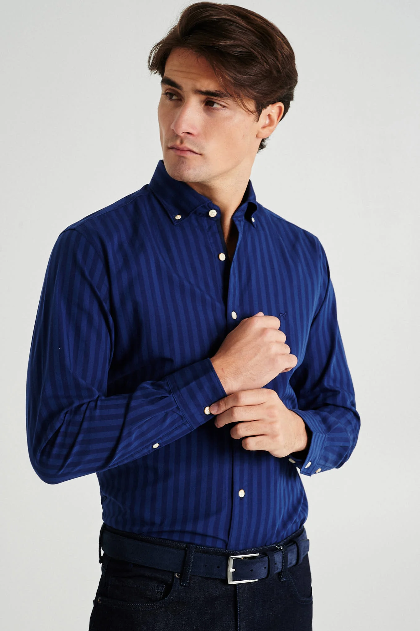 Slim fit plaids shirt - Image 4